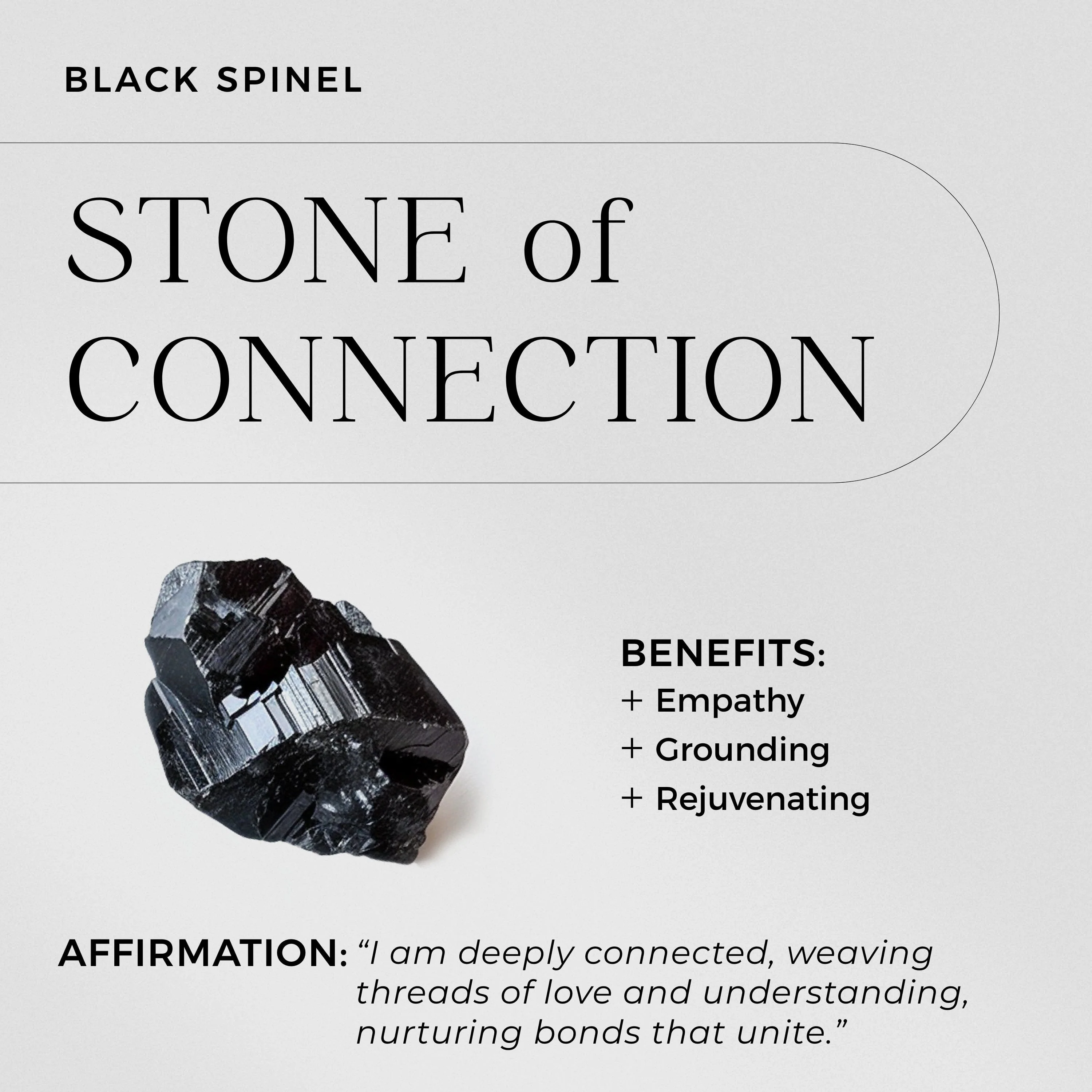 Raw Crystal Ring - Flow Labradorite Black Spinel - Image 8