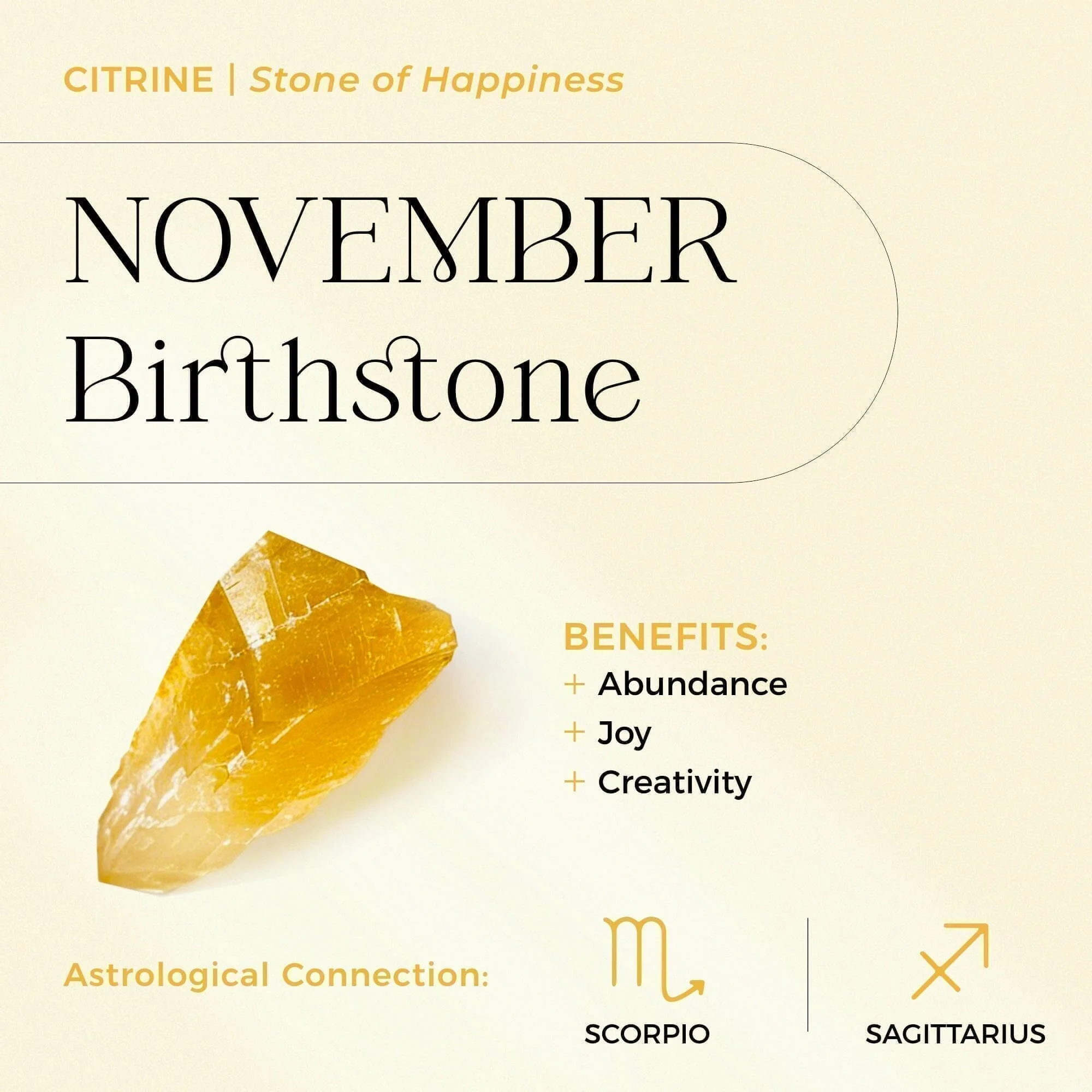 Citrine Necklace - Solitaire - Image 7