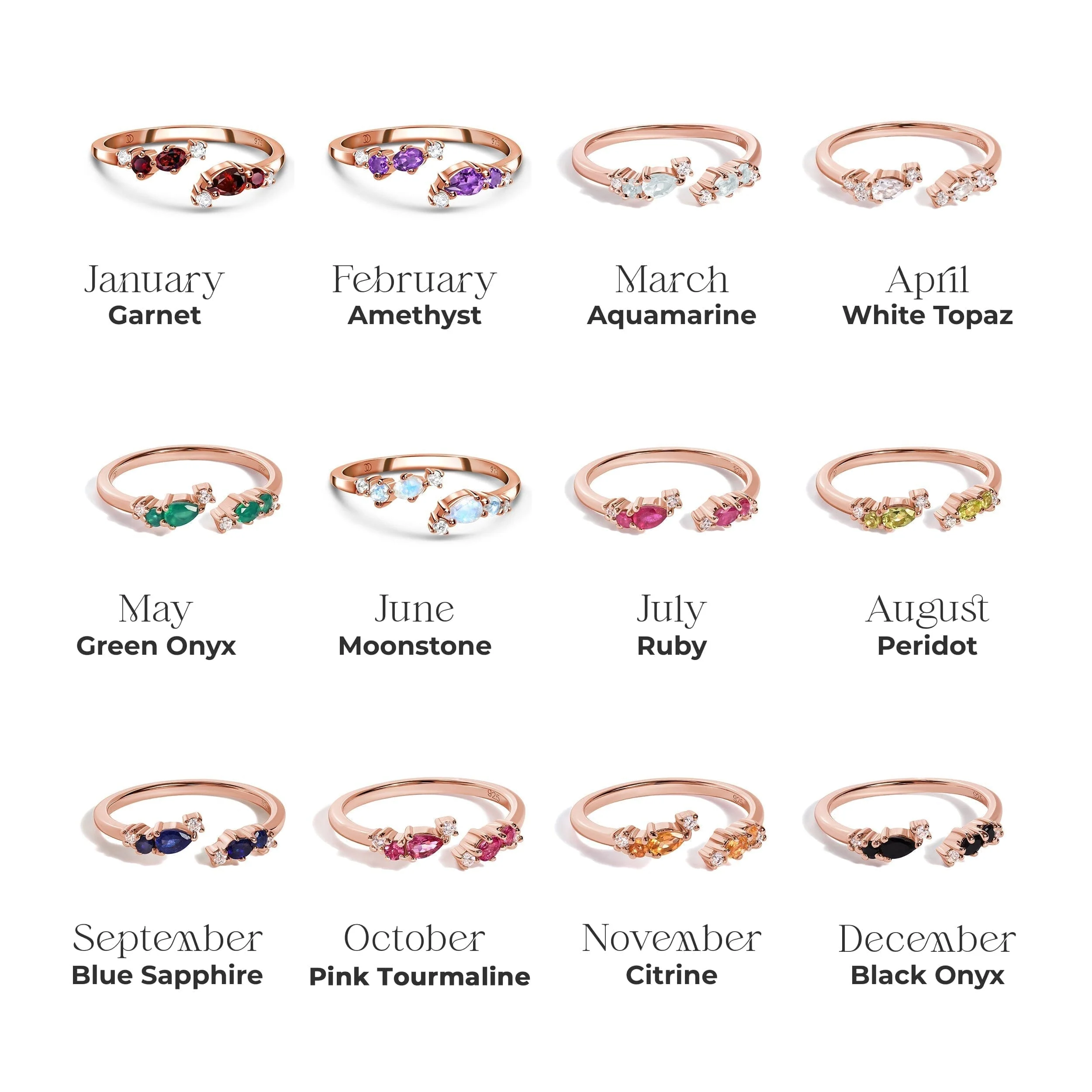 Adjustable Citrine Ring Flourish - November Birthstone - Image 18
