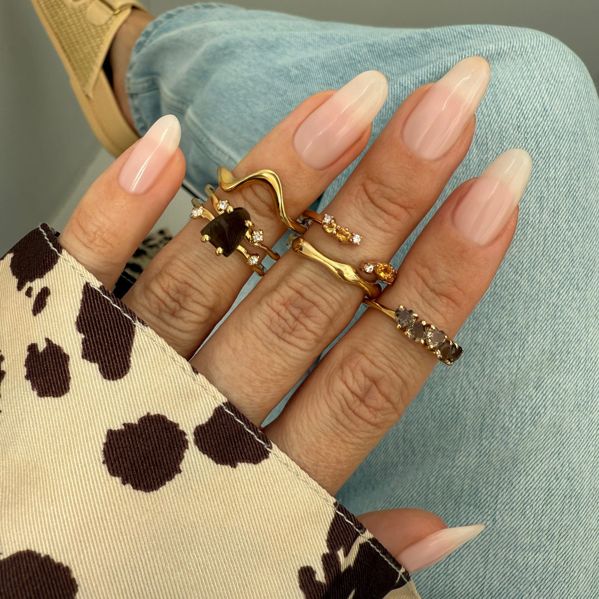 Adjustable Citrine Ring Flourish - November Birthstone - Image 19