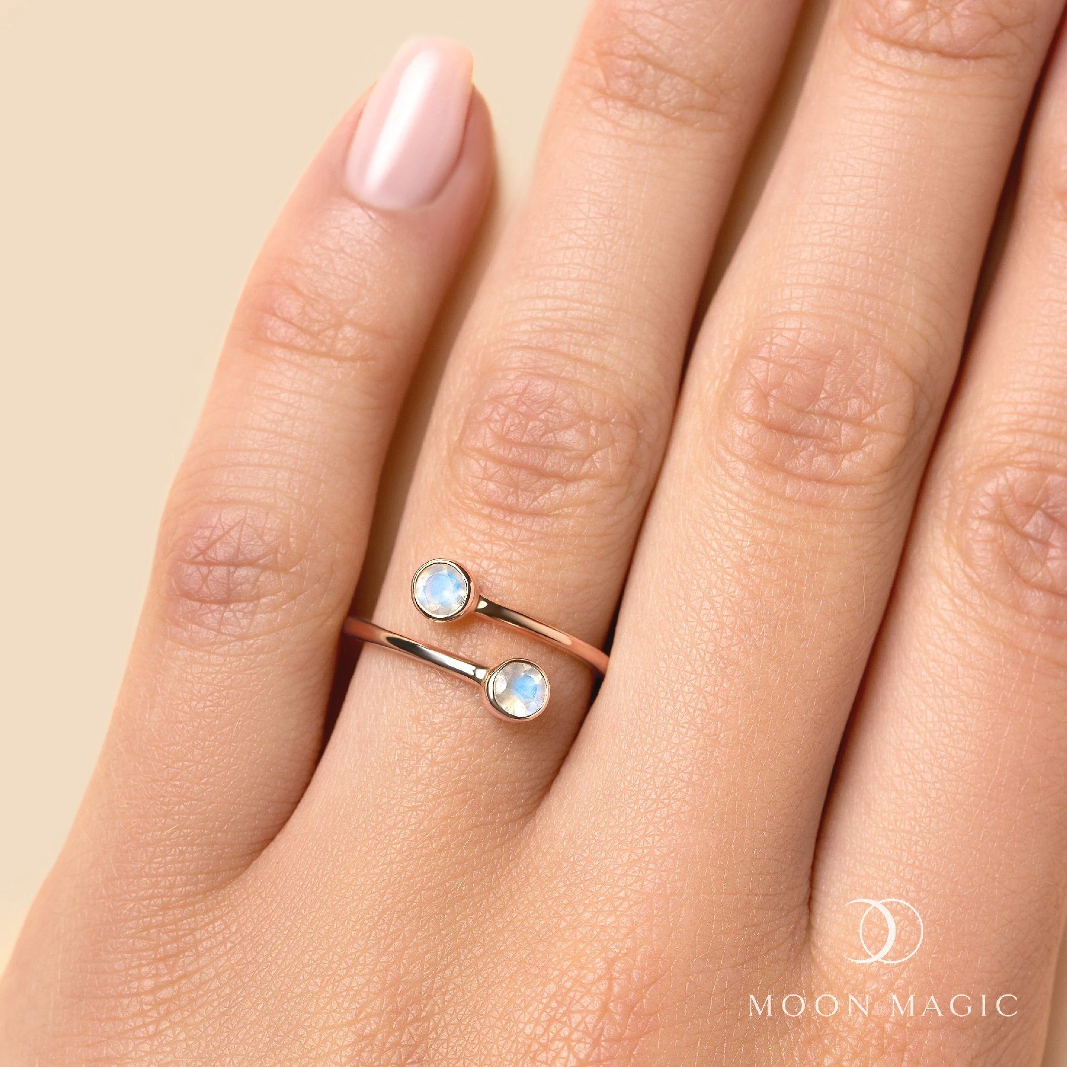 Adjustable Moonstone Ring - Evolve - Image 22