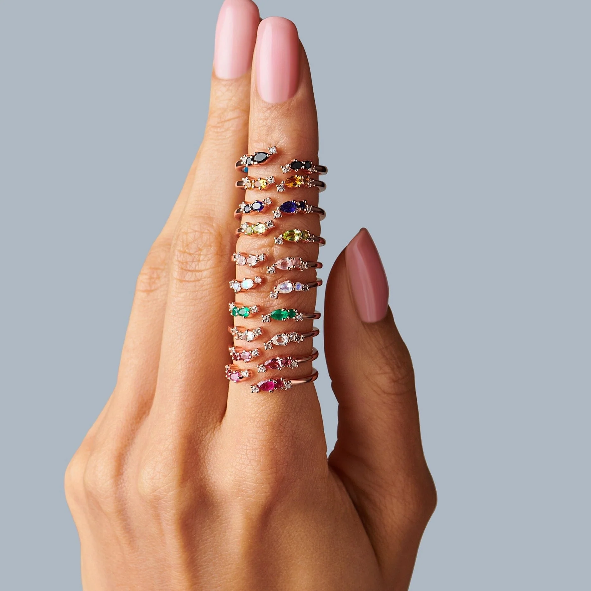 Adjustable Pink Tourmaline Ring Flourish - October Birthstone - Image 17