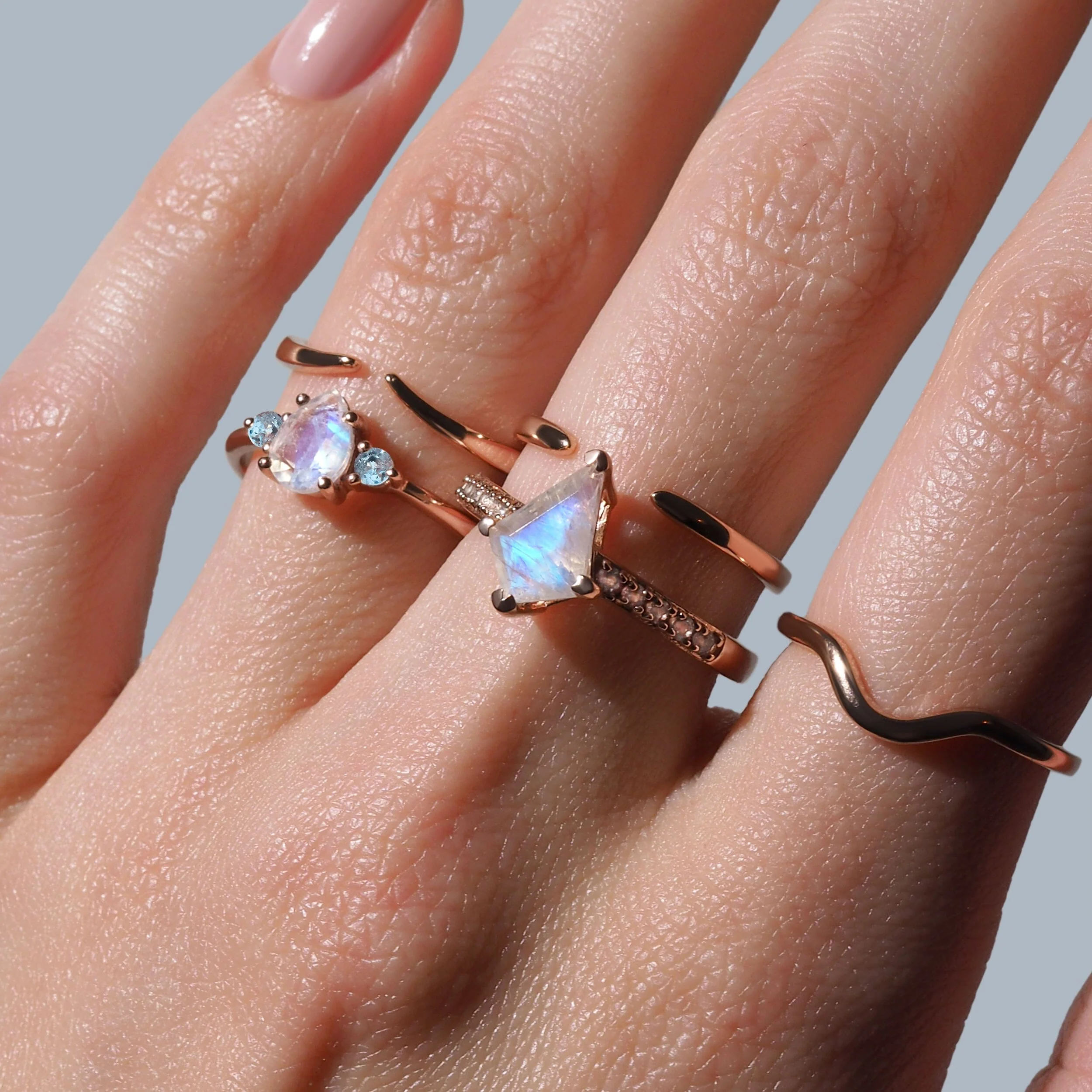 Adjustable Ring - Plain Twinkling Band - Image 11