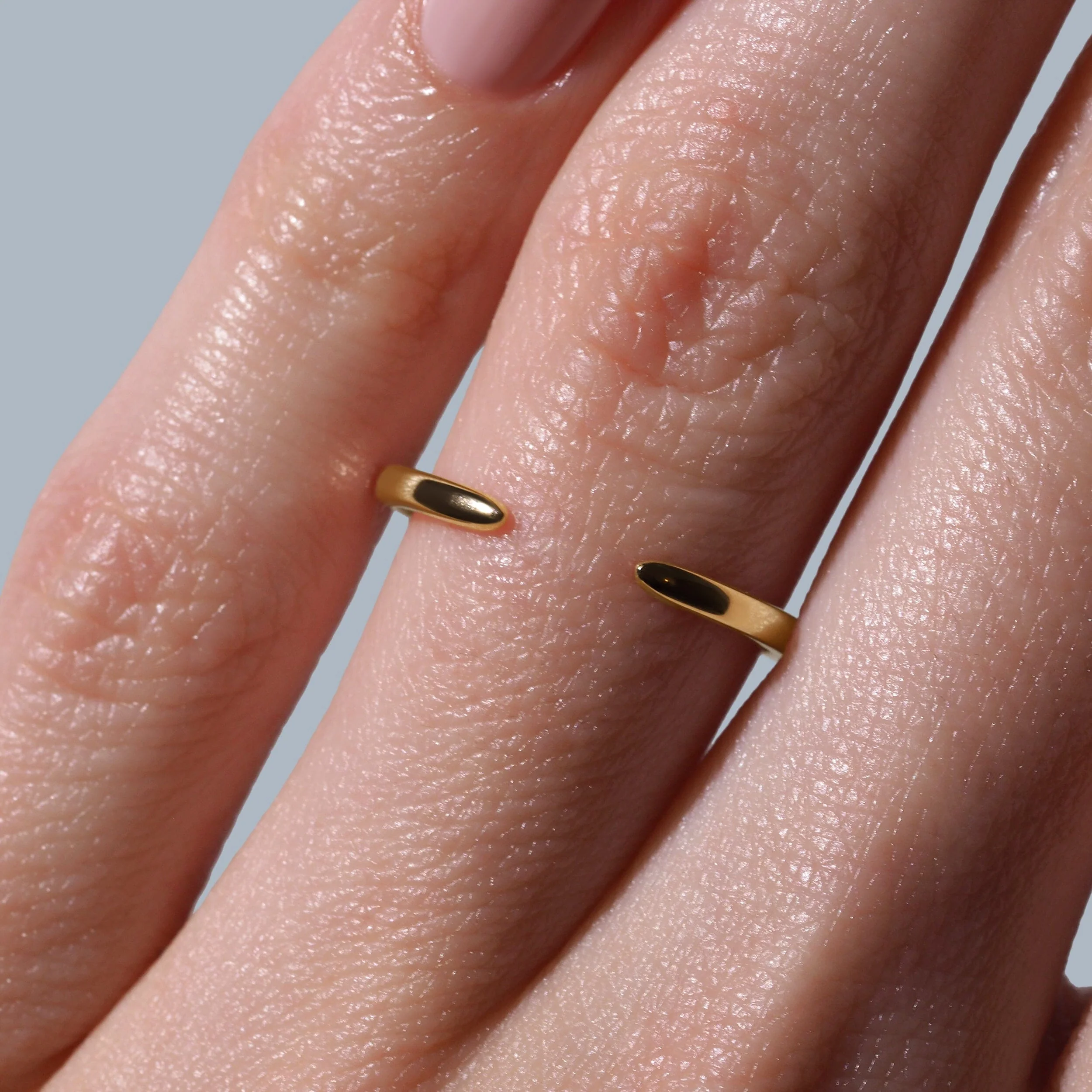 Adjustable Ring - Plain Twinkling Band - Image 6