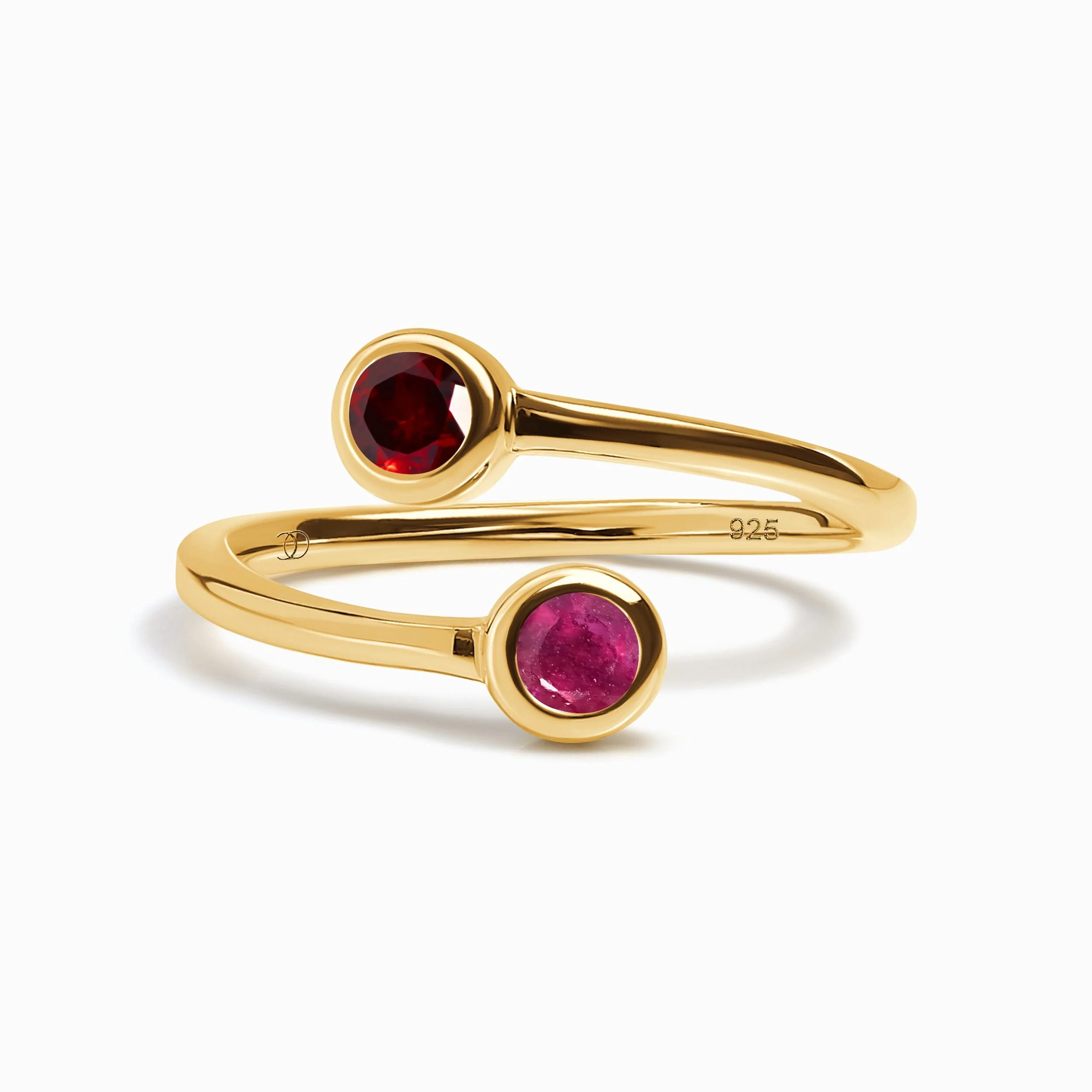Adjustable Ruby Garnet Ring - Evolve - Image 5