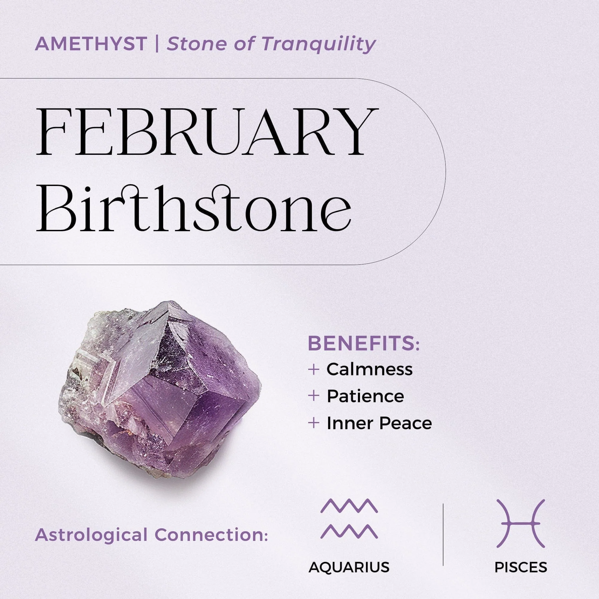 Amethyst Necklace - Solitaire - Image 7