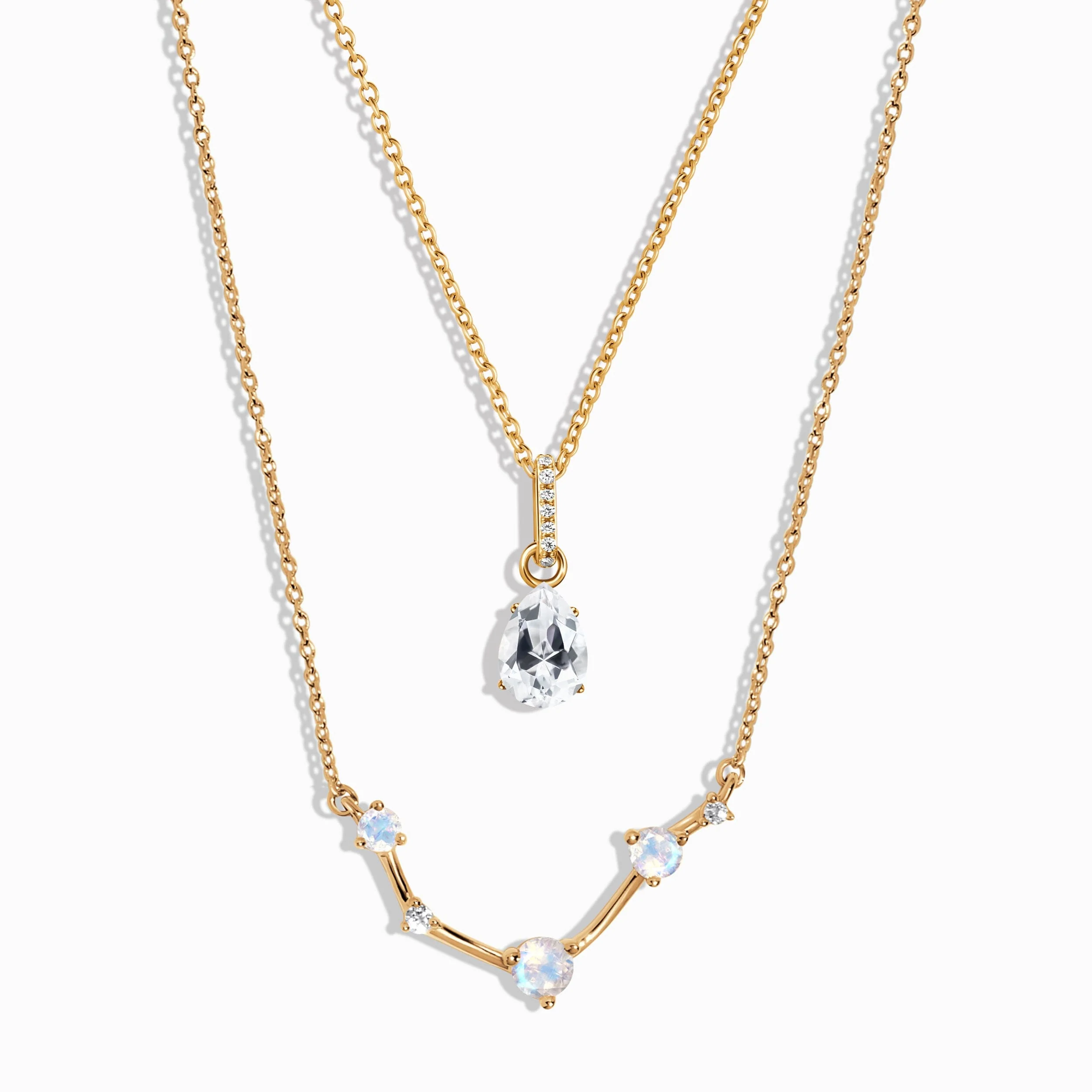 Aries Zodiac & April Birthstone Necklaces - Image 5