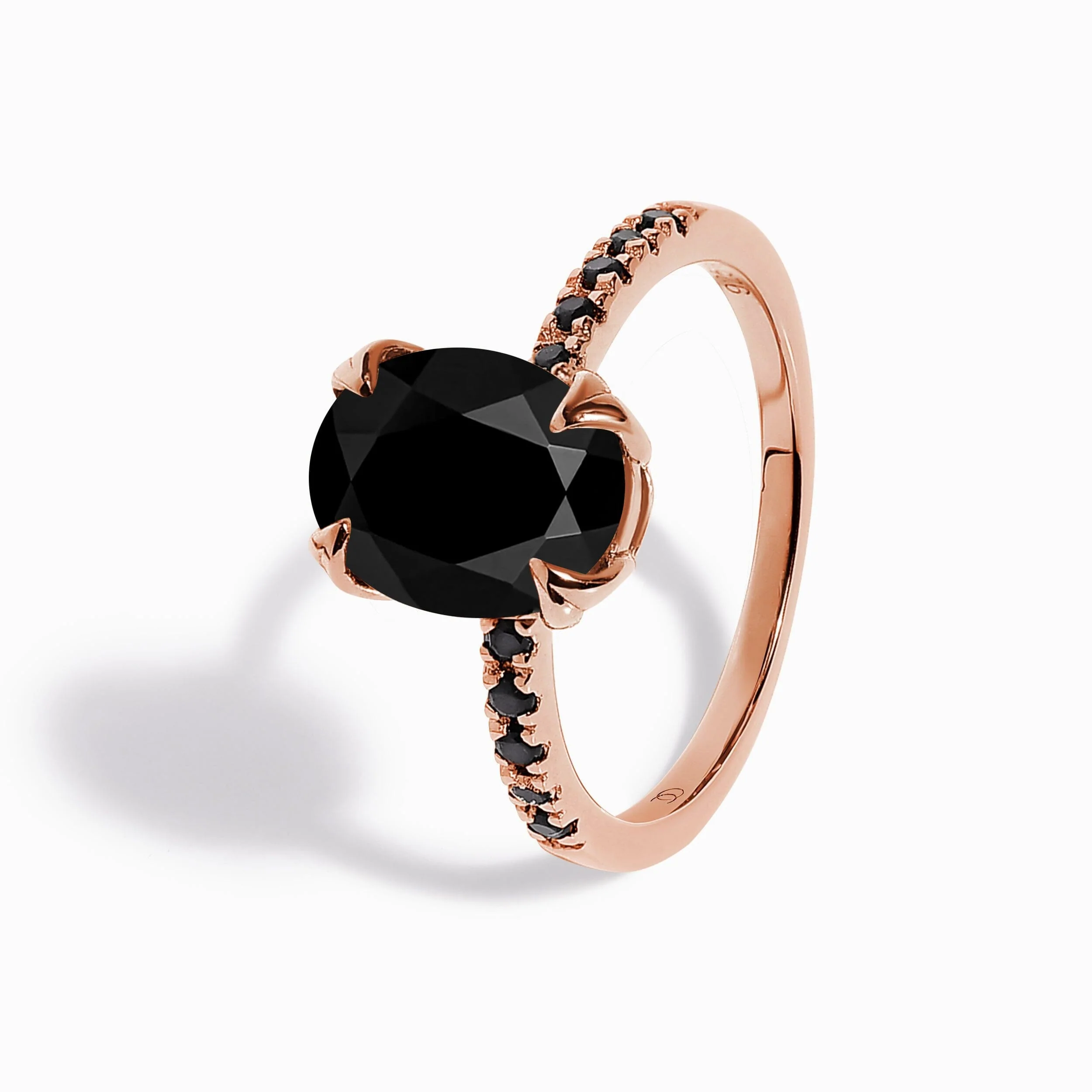 Black Obsidian Black Spinel Ring - Harlow - Image 16