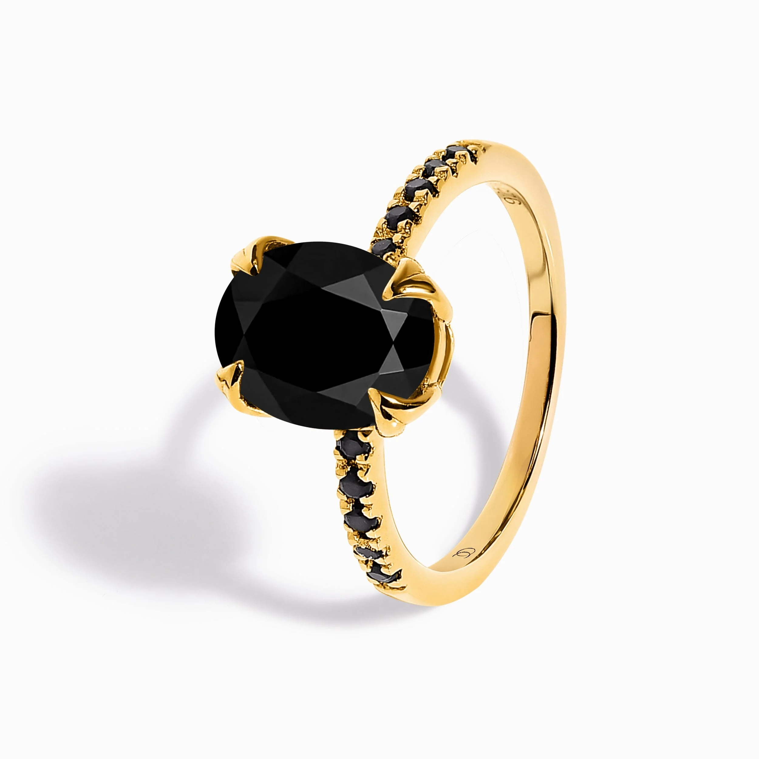 Black Obsidian Black Spinel Ring - Harlow - Image 20