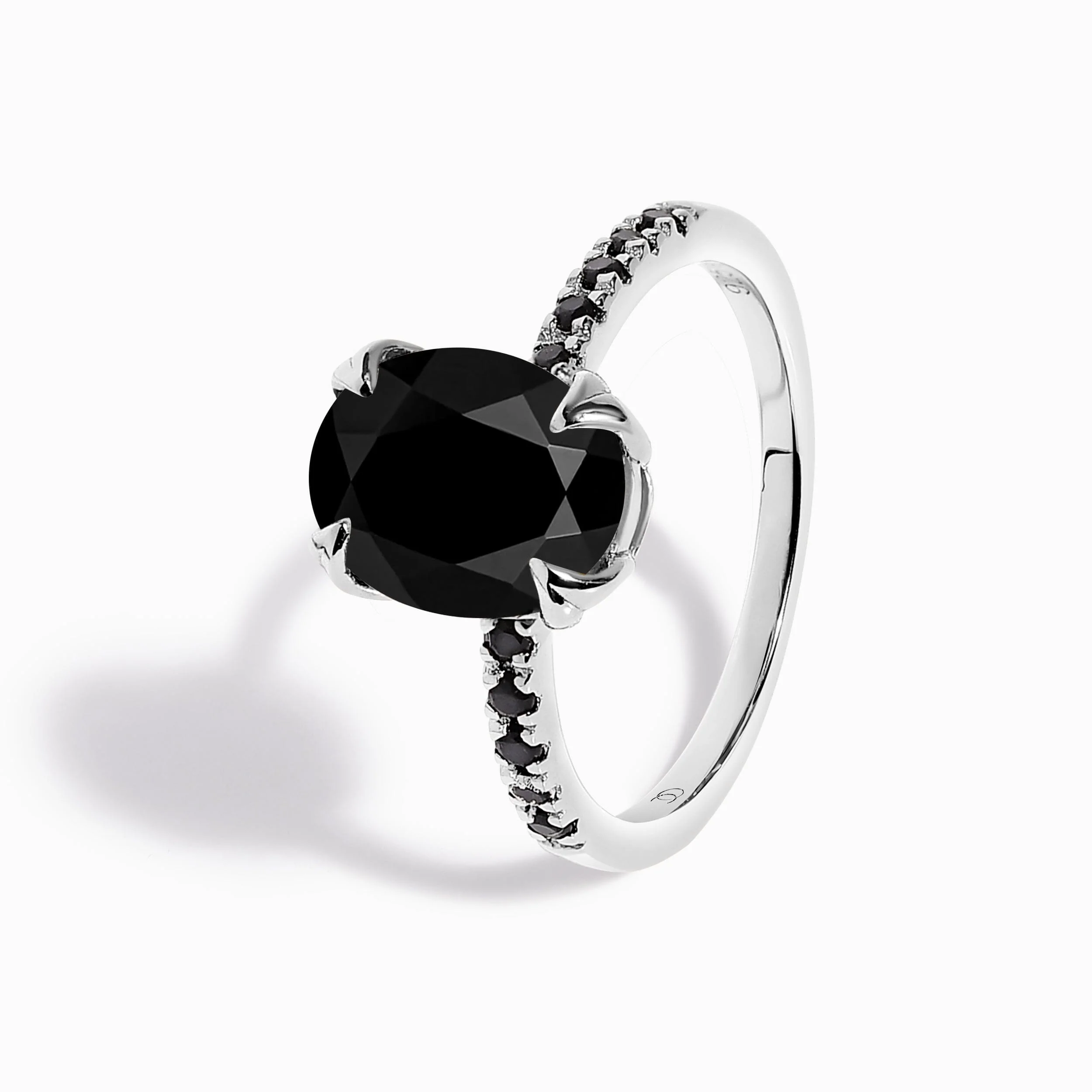 Black Obsidian Black Spinel Ring - Harlow - Image 12