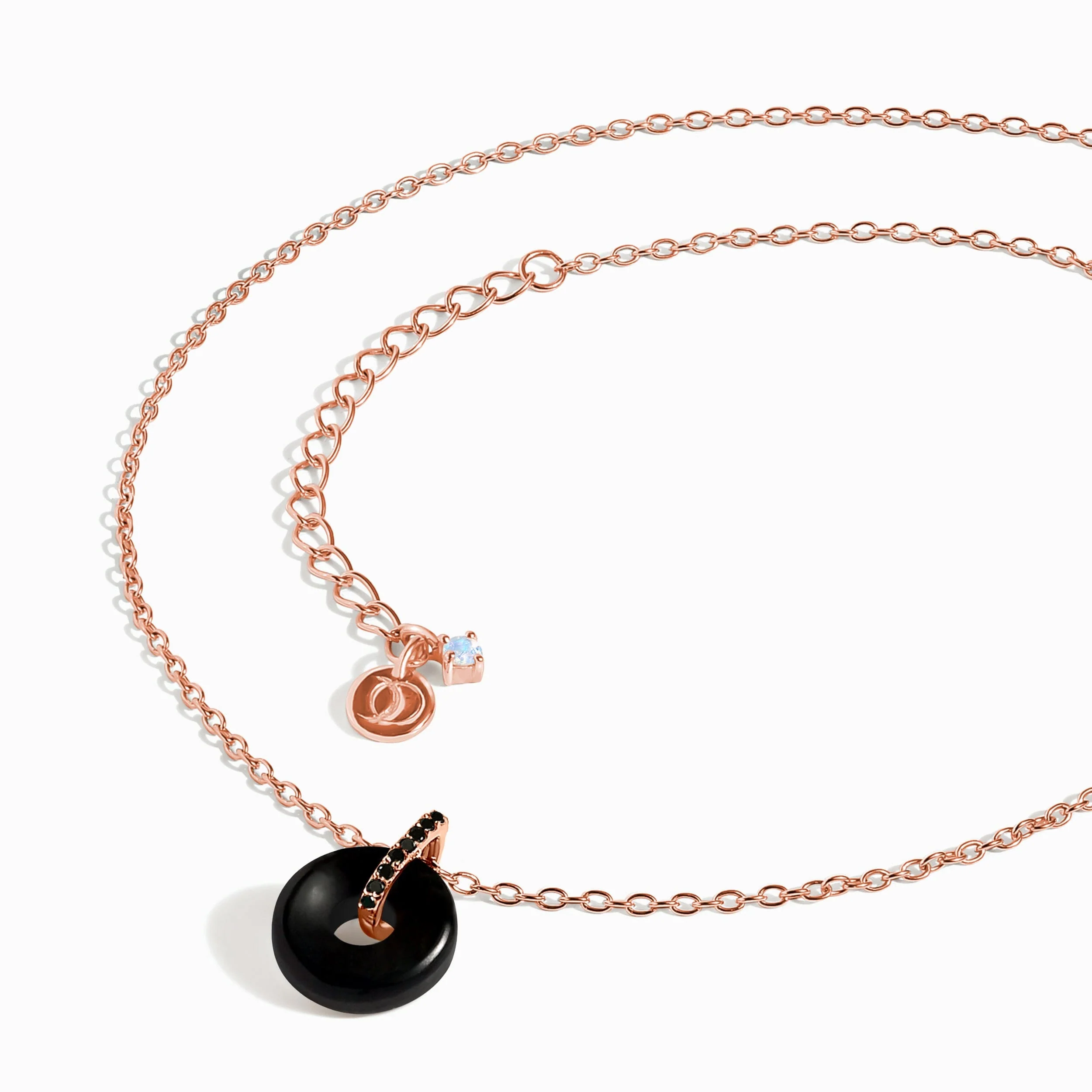 Black Obsidian Black Spinel Necklace - Liora - Image 10