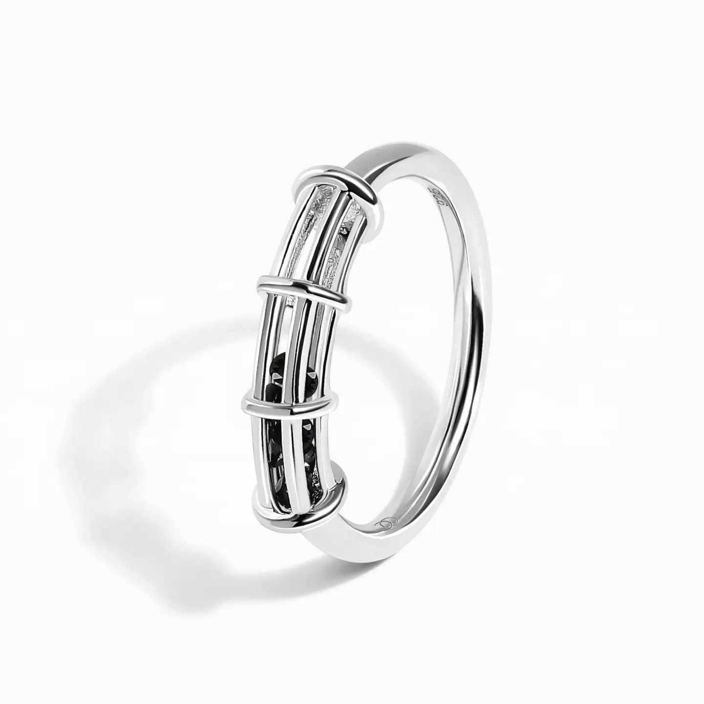 Black Obsidian Fidget Ring - Motion Medicine - Image 10