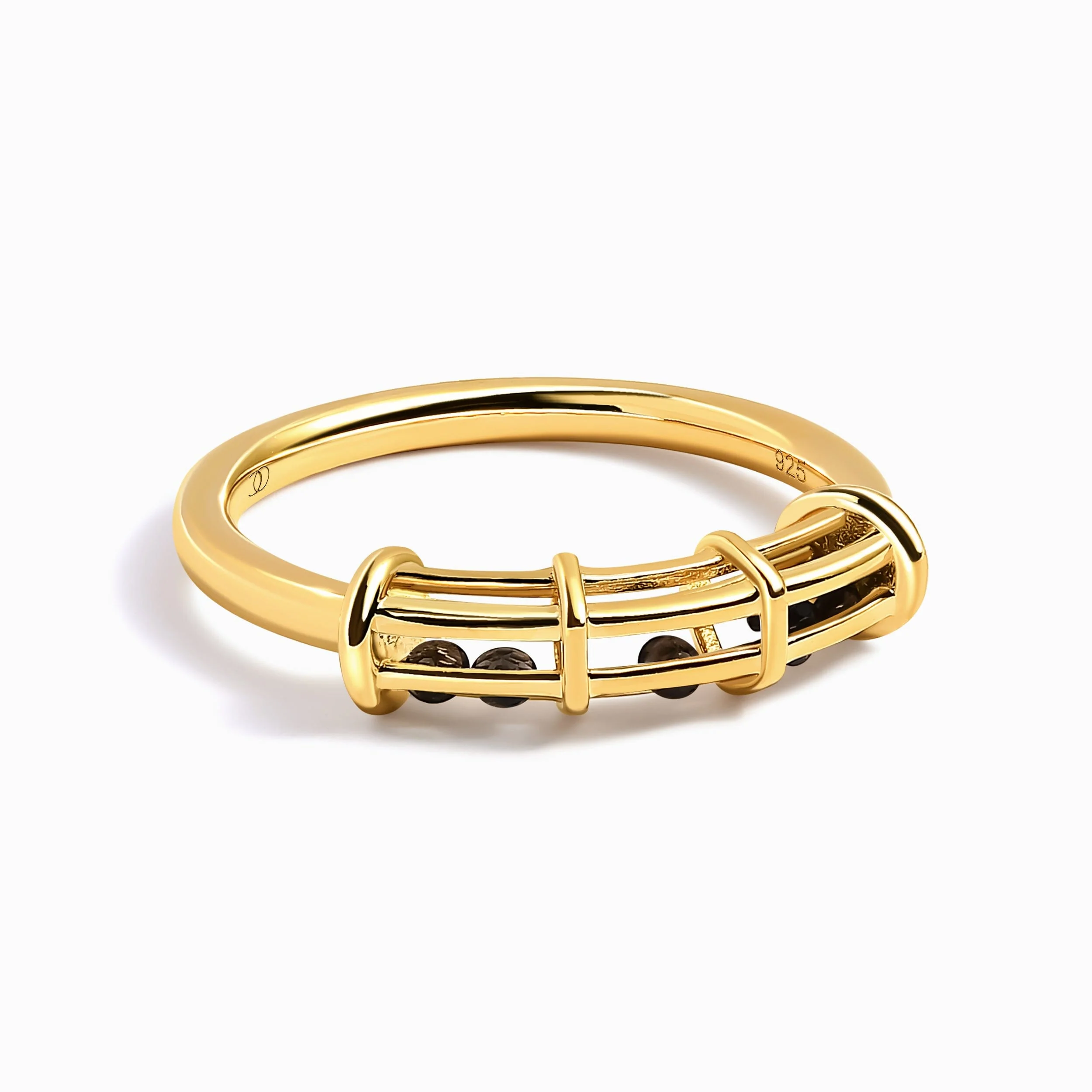 Black Obsidian Fidget Ring - Motion Medicine - Image 5