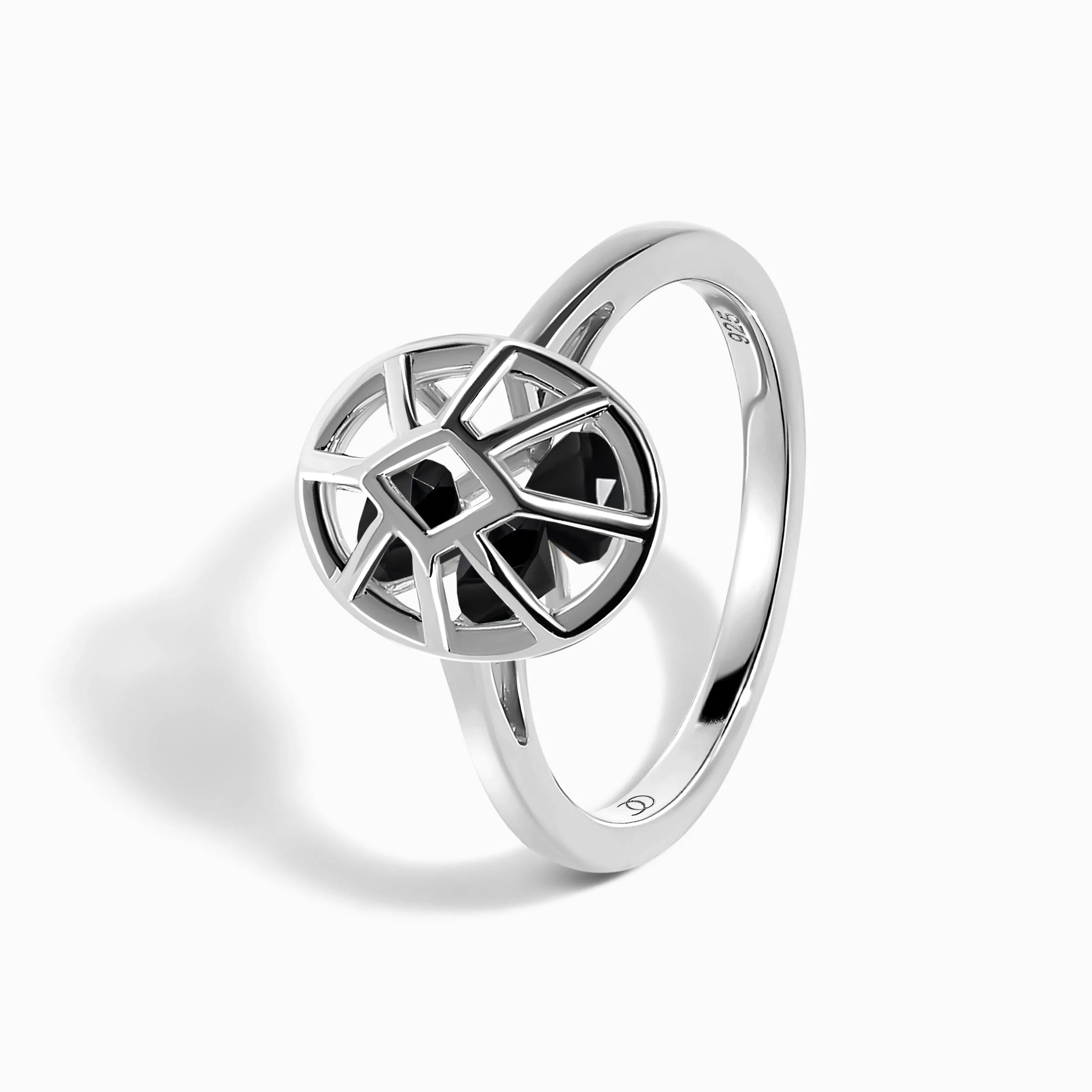 Black Obsidian Fidget Ring - Sacred Motion Medicine - Image 8