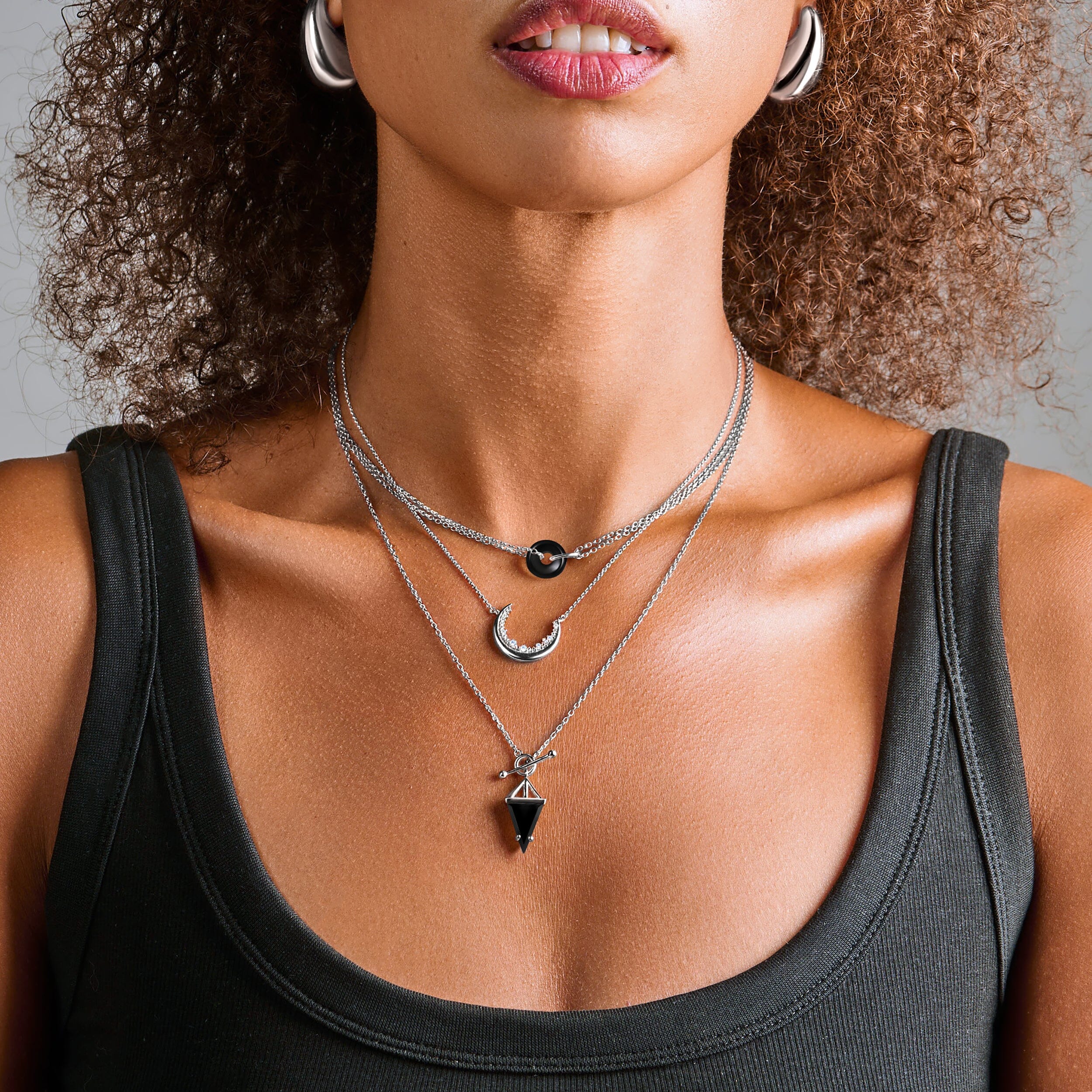 Black Obsidian Necklace - Heroine T-Lock - Image 20