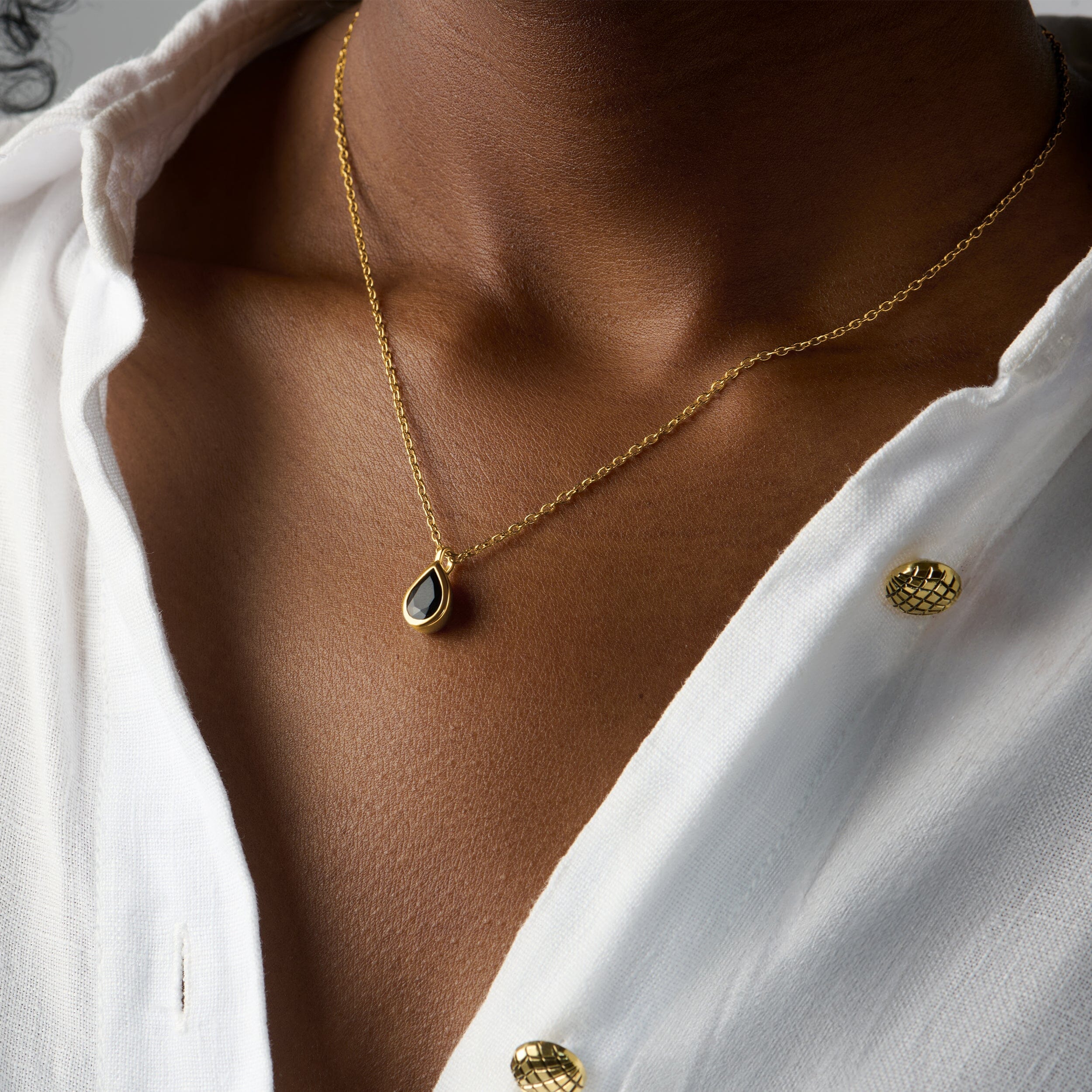 Black Obsidian Necklace - Hidden Heart - Image 16
