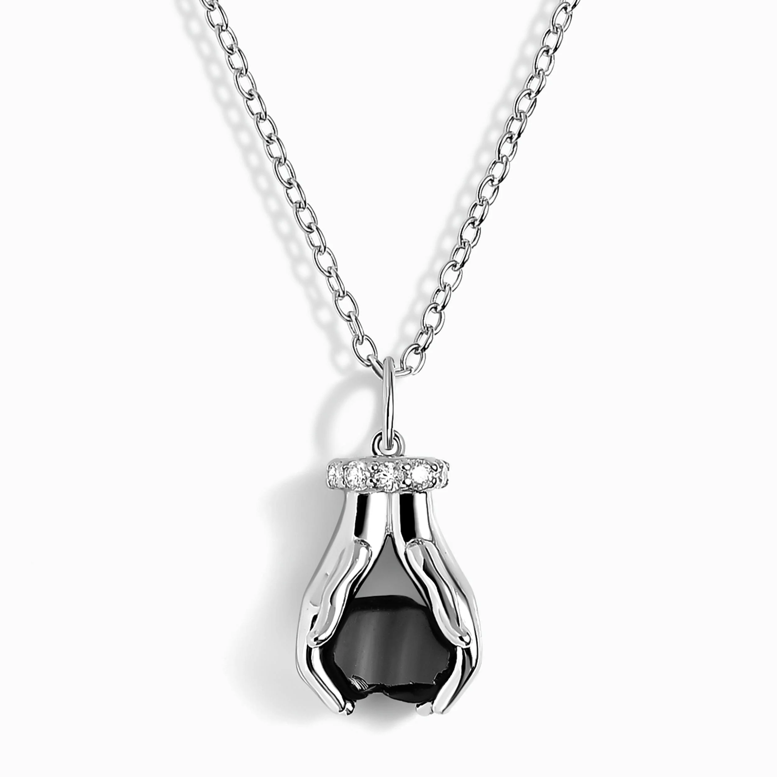 Black Obsidian Necklace - Hold The Energy - Strength - Image 3