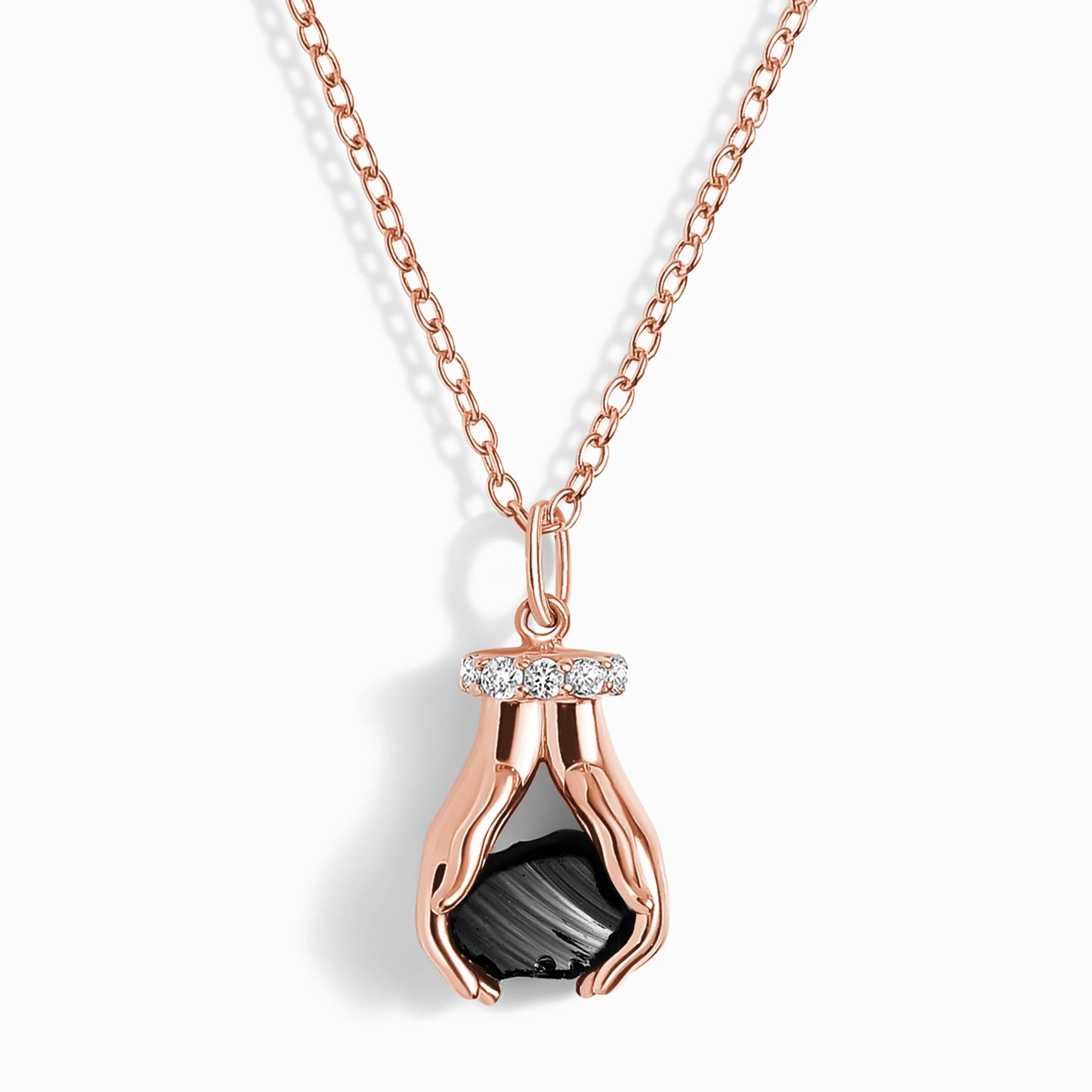 Black Obsidian Necklace - Hold The Energy - Strength - Image 6