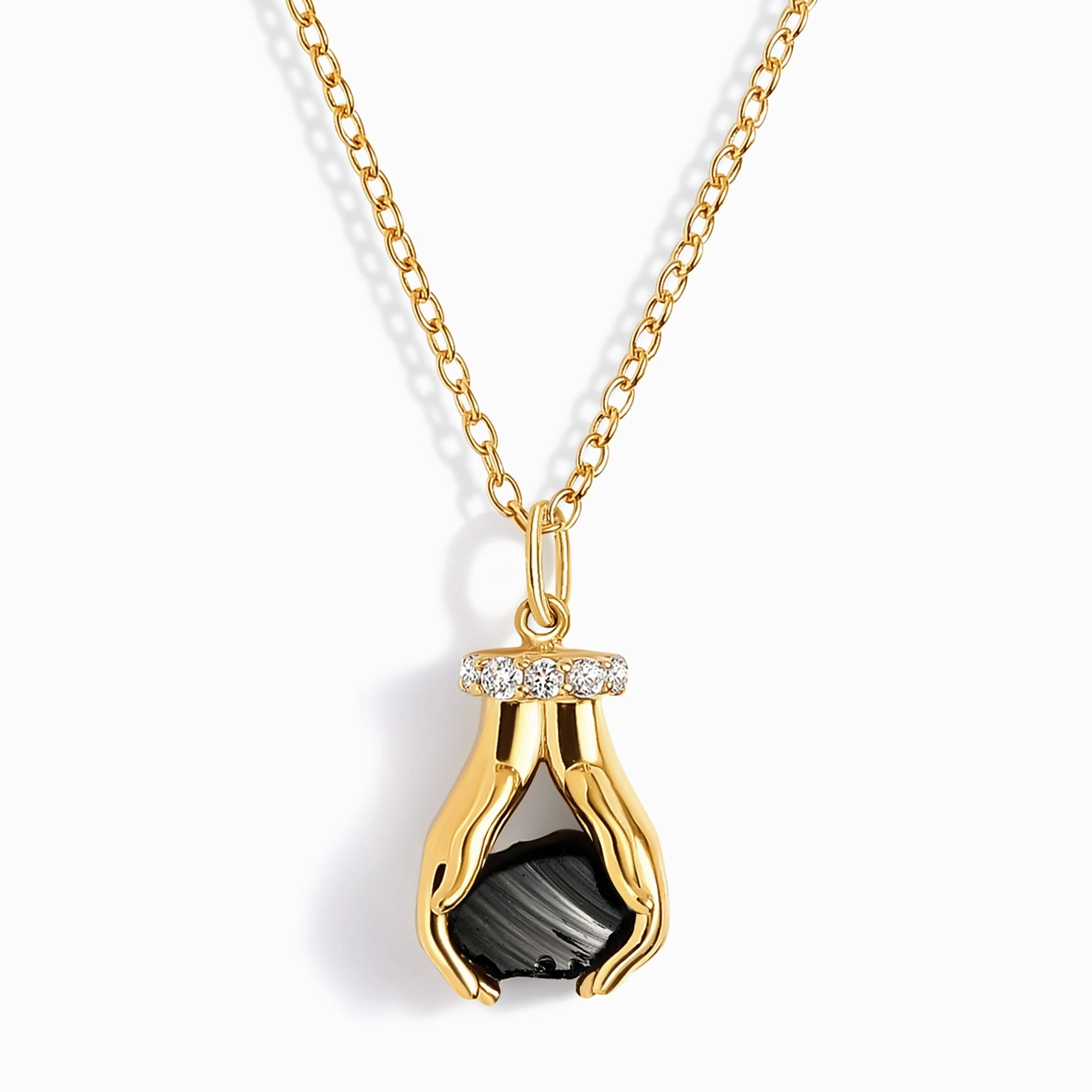 Black Obsidian Necklace - Hold The Energy - Strength - Image 9