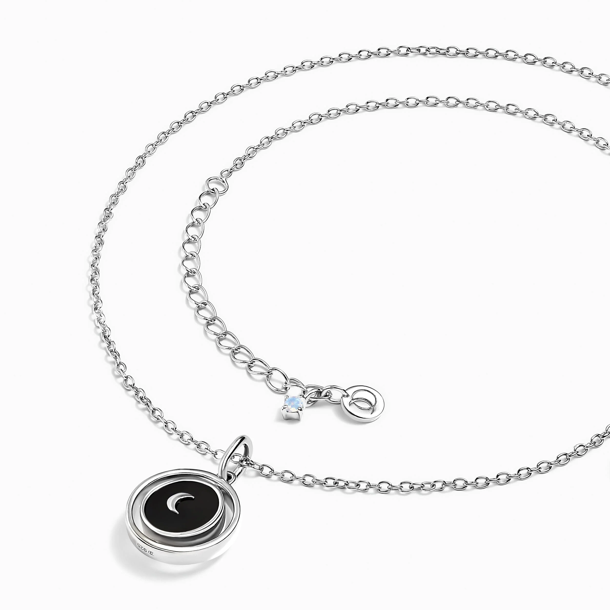 Black Obsidian Pearl Necklace - Night & Day - Image 13