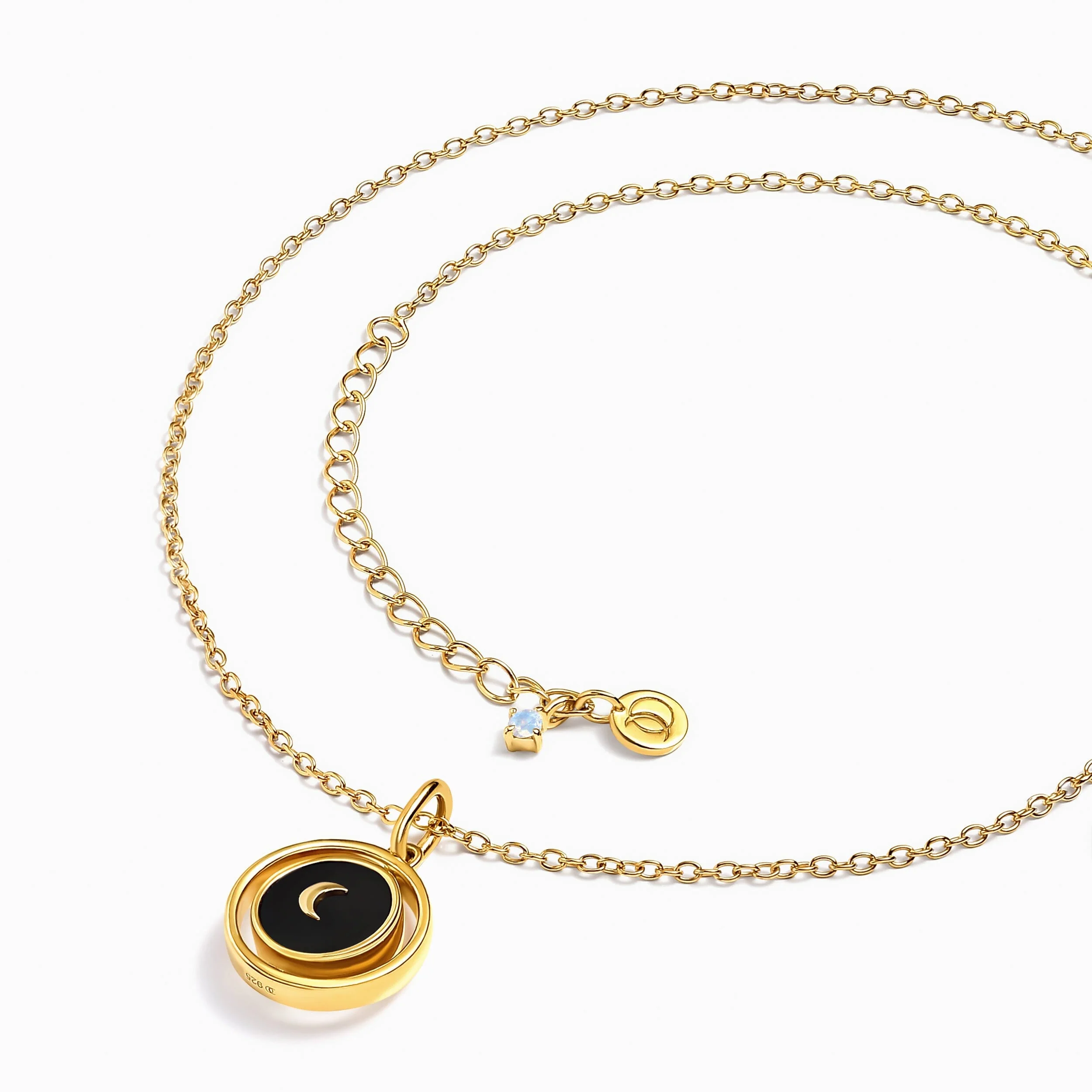 Black Obsidian Pearl Necklace - Night & Day - Image 19