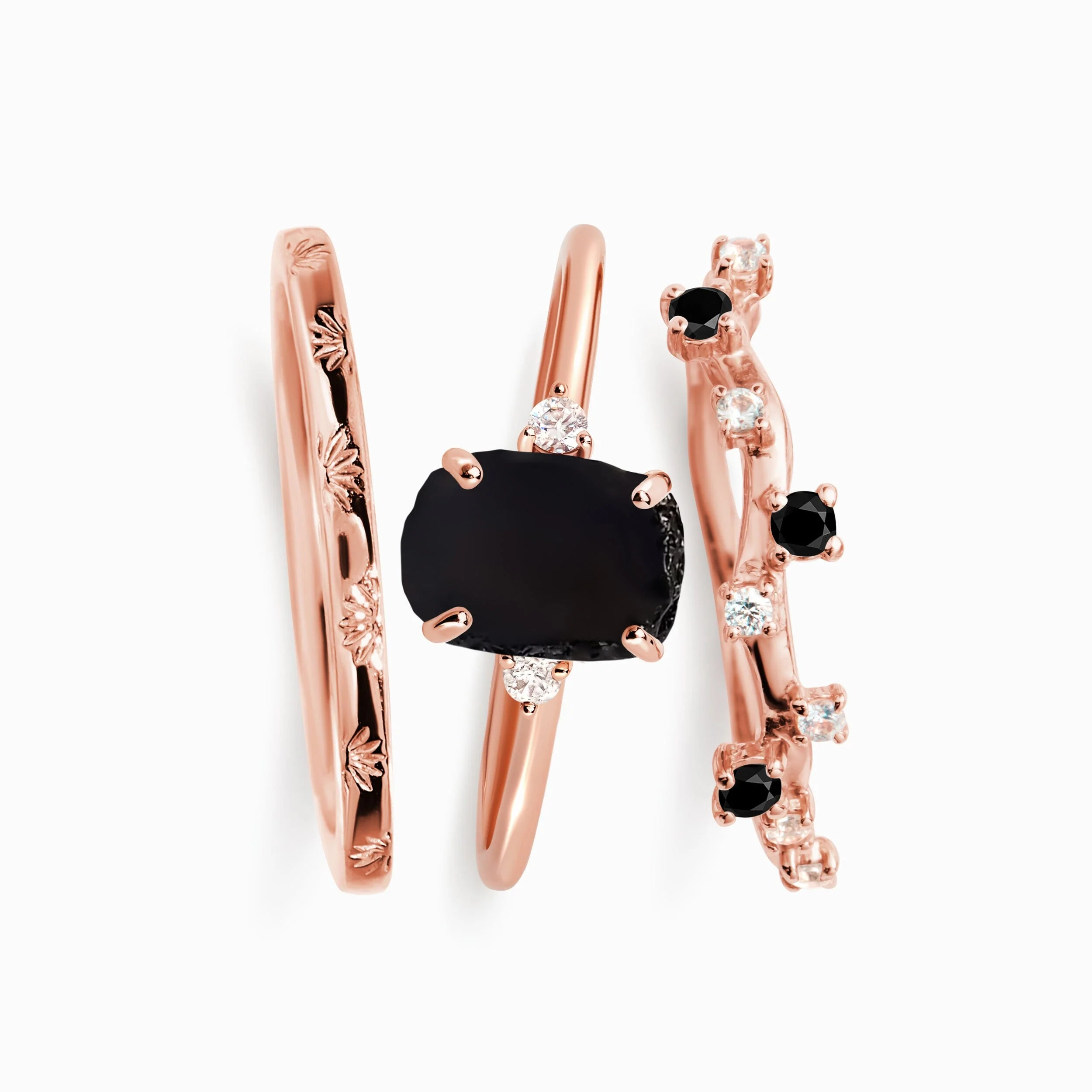 Black Obsidian Petite Raw Allure Set - Image 3