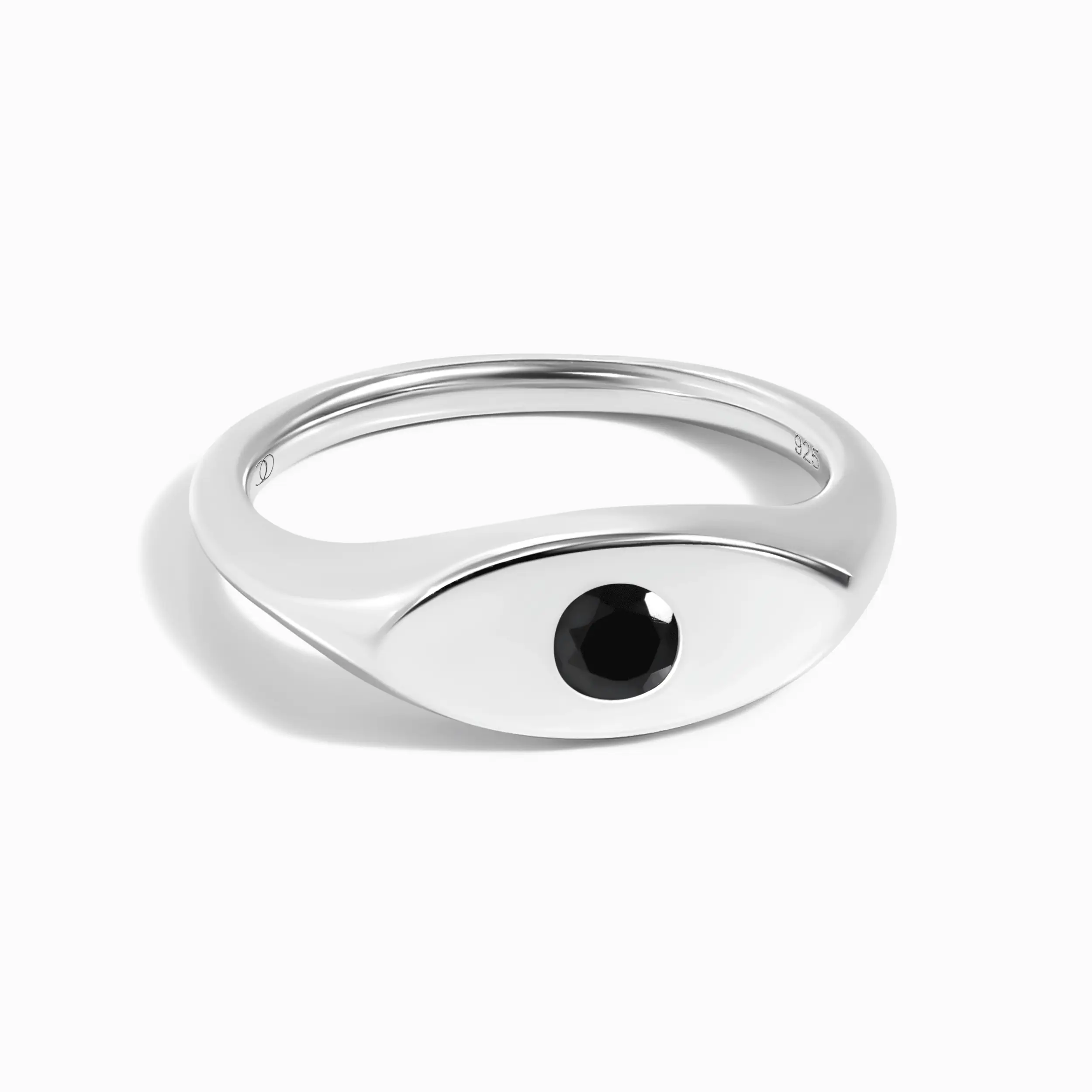 Black Obsidian Pinky Ring - Signet Noire