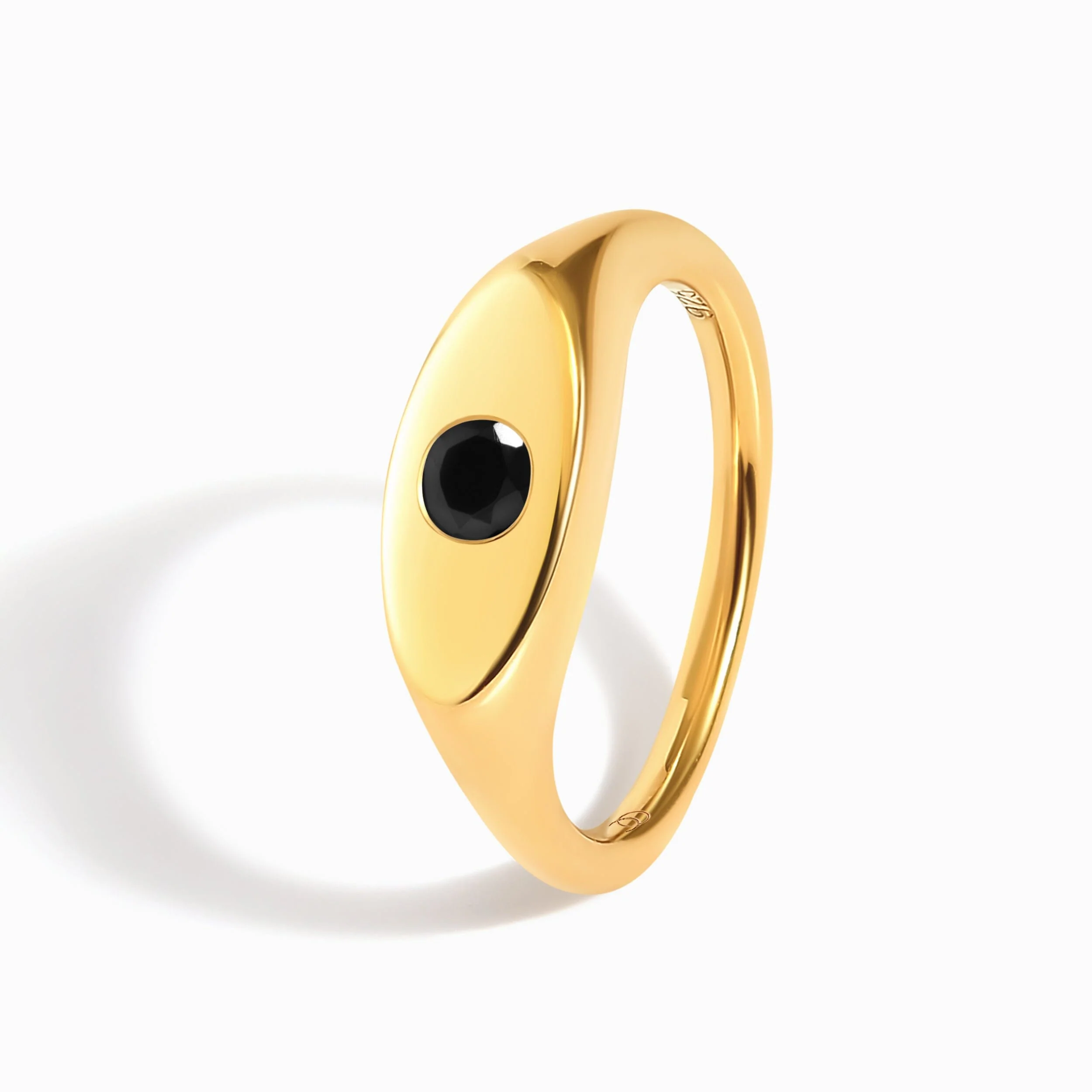 Black Obsidian Pinky Ring - Signet Noire - Image 19