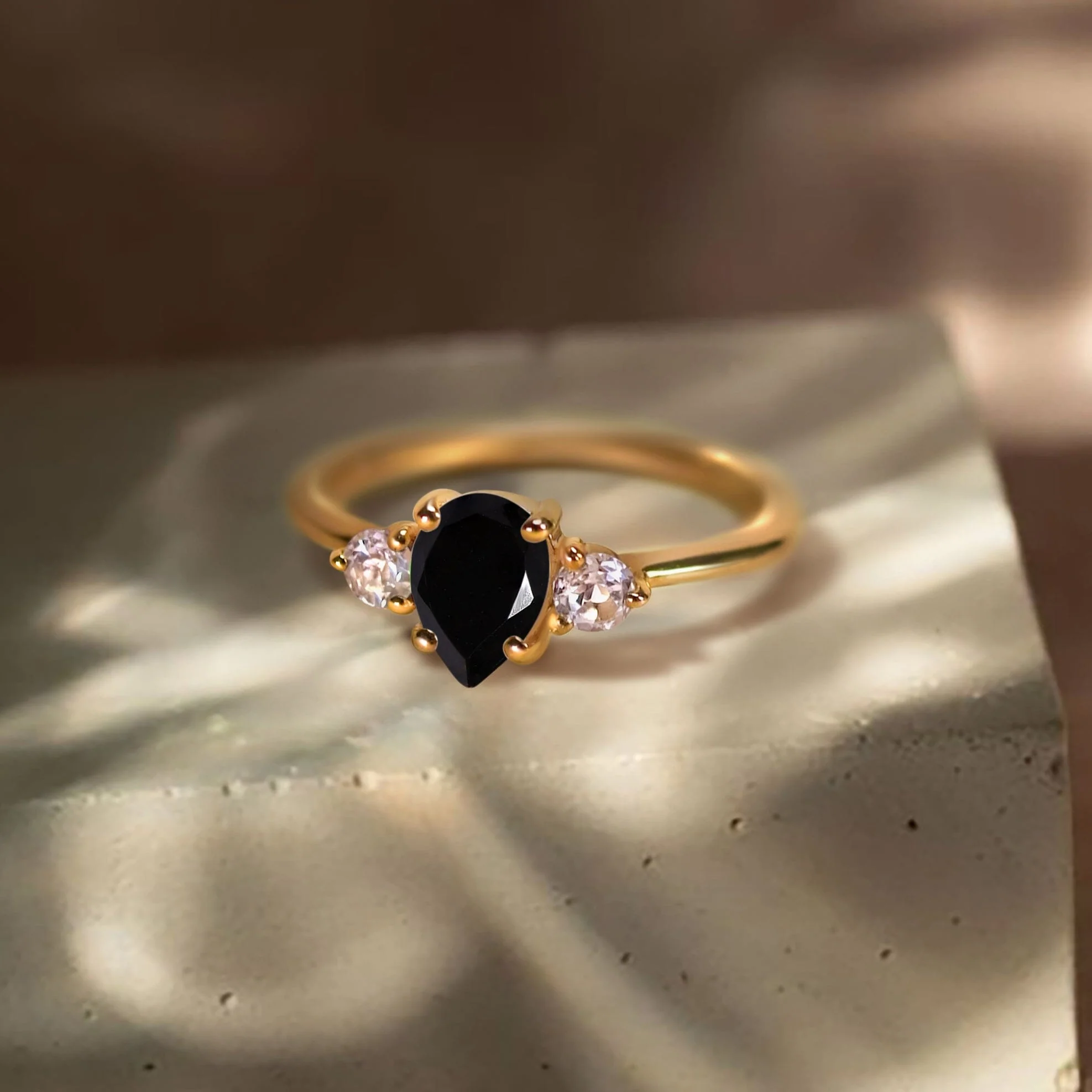 Black Obsidian Ring - Lania - Image 10
