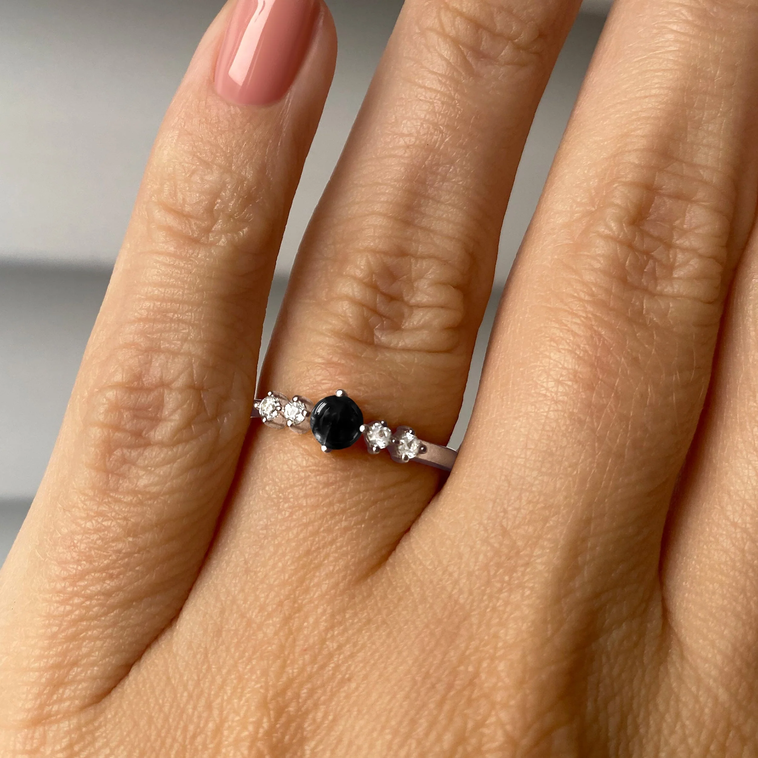 Black Obsidian Ring - Loveliness - Image 2