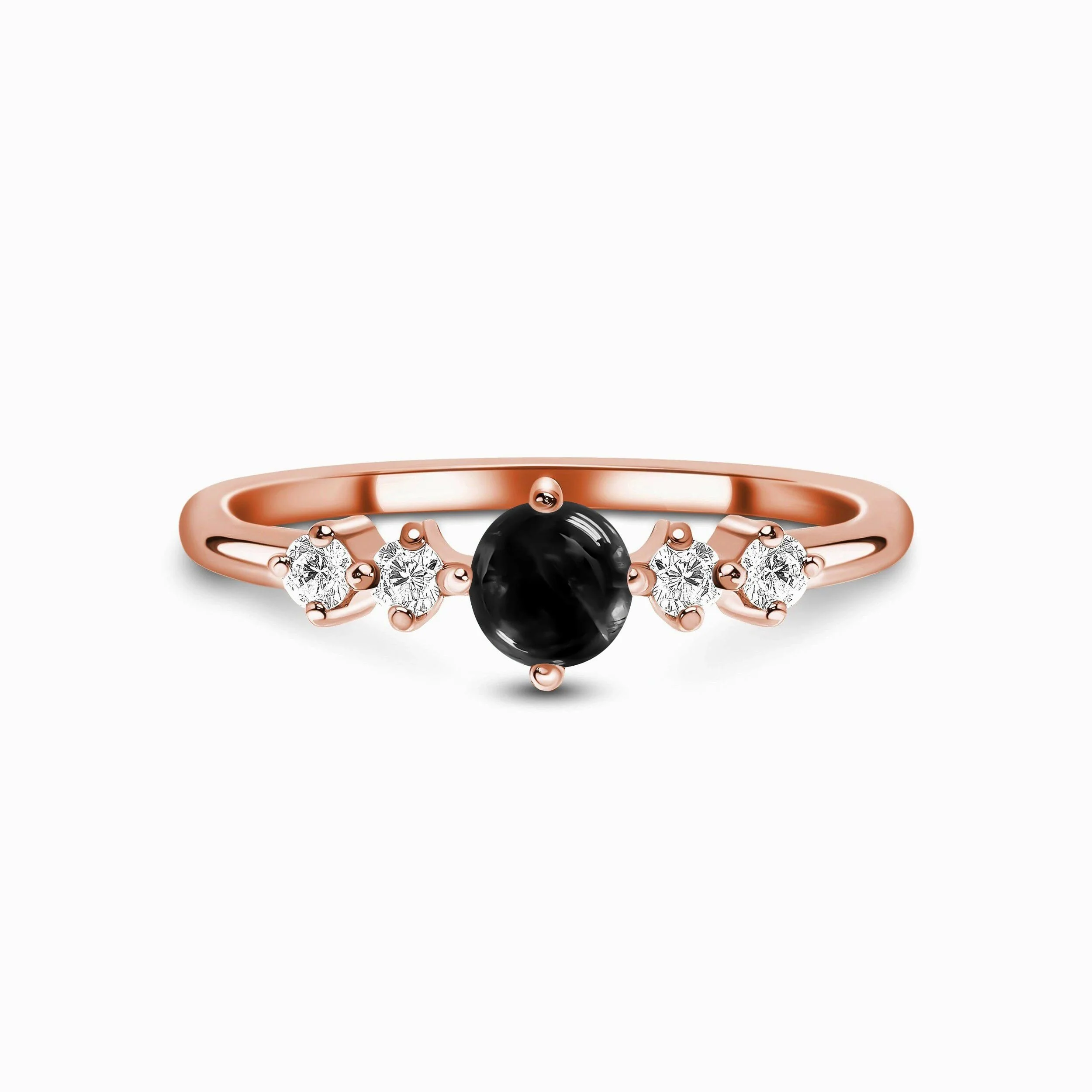 Black Obsidian Ring - Loveliness - Image 4