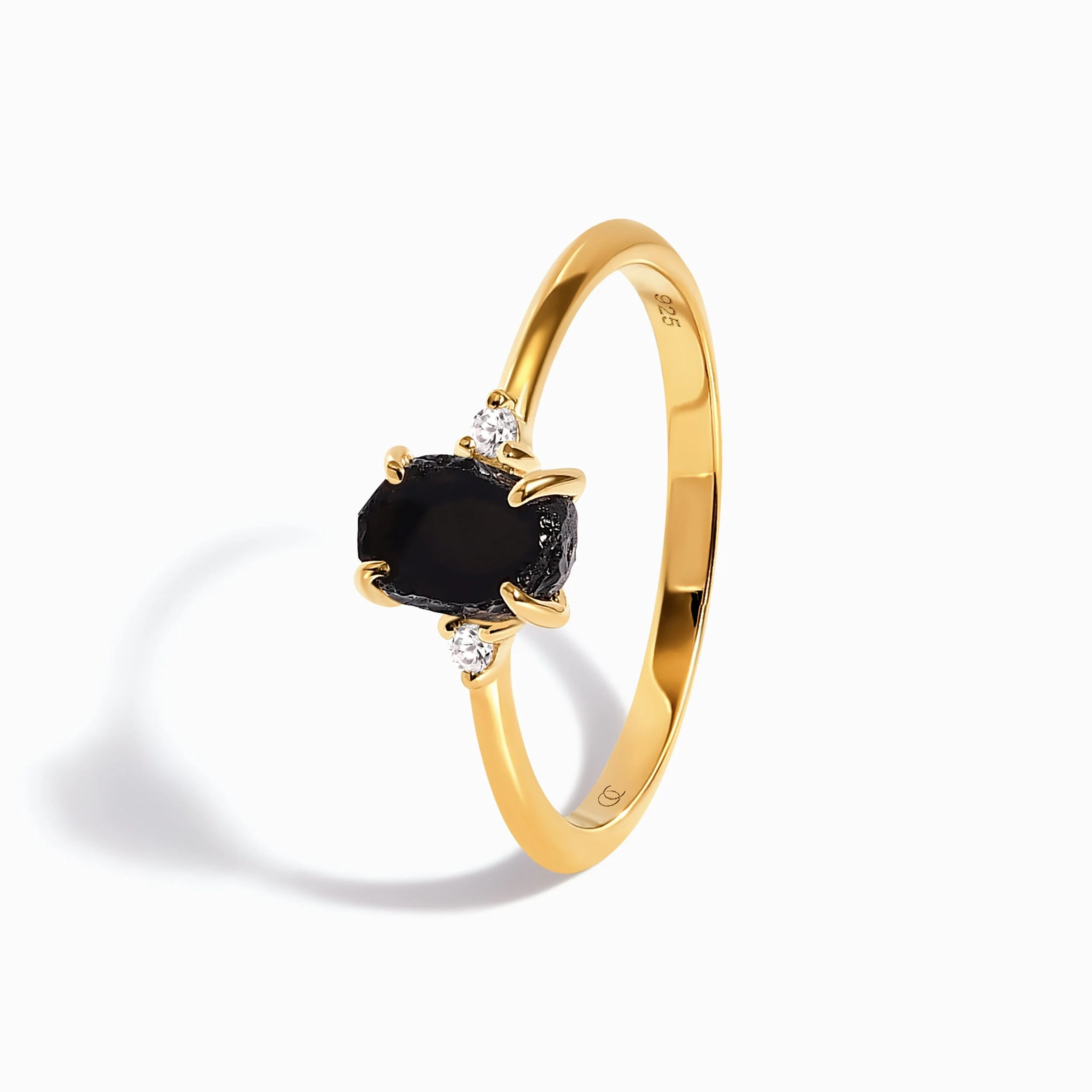 Black Obsidian Ring - Petite Raw Allure - Image 13