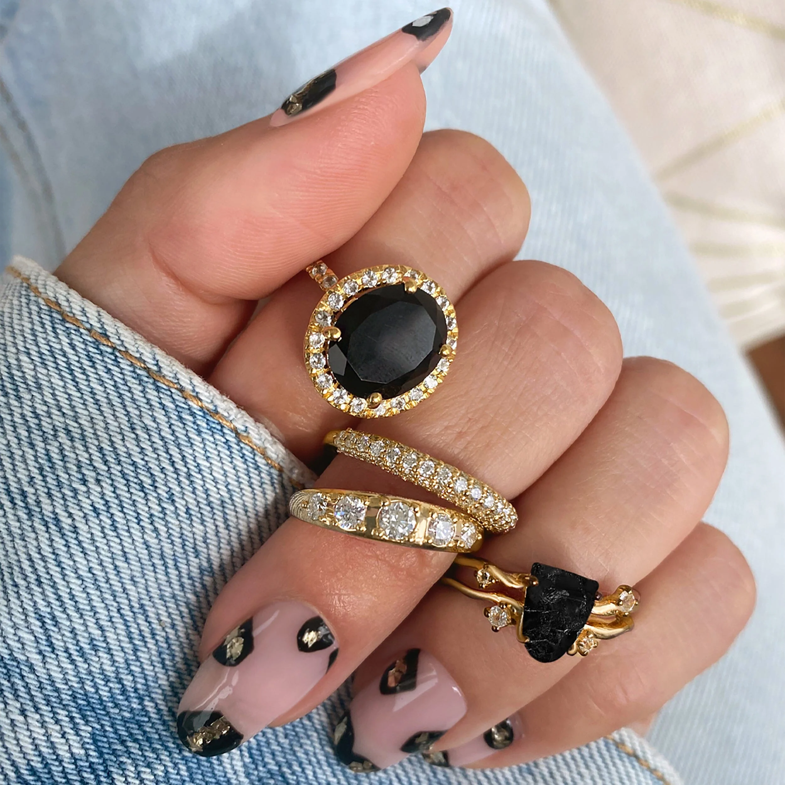 Black Obsidian Ring - Queen Lana - Image 8