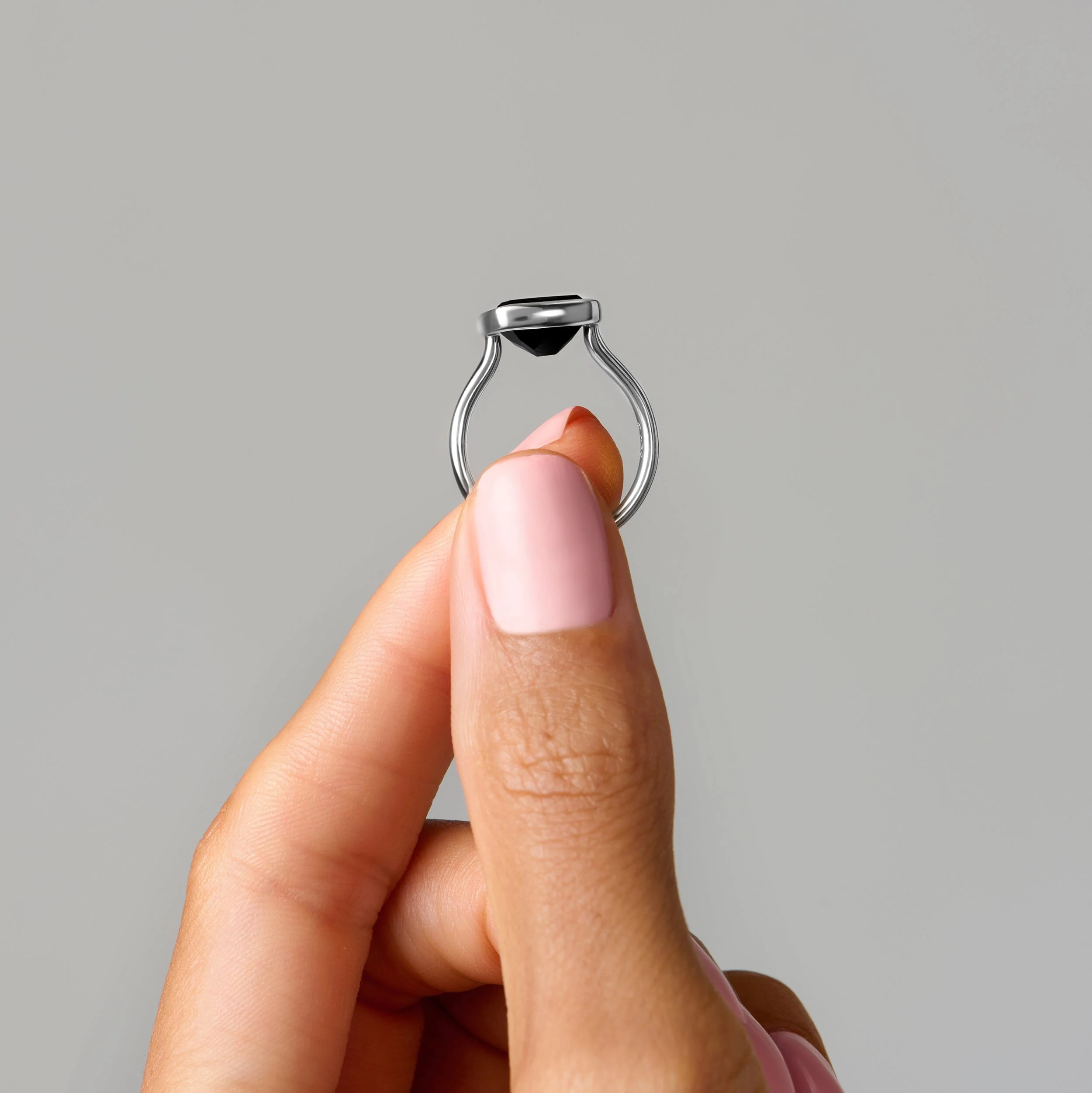 Black Obsidian Skin Touch Ring - Feel the Strength - Image 11