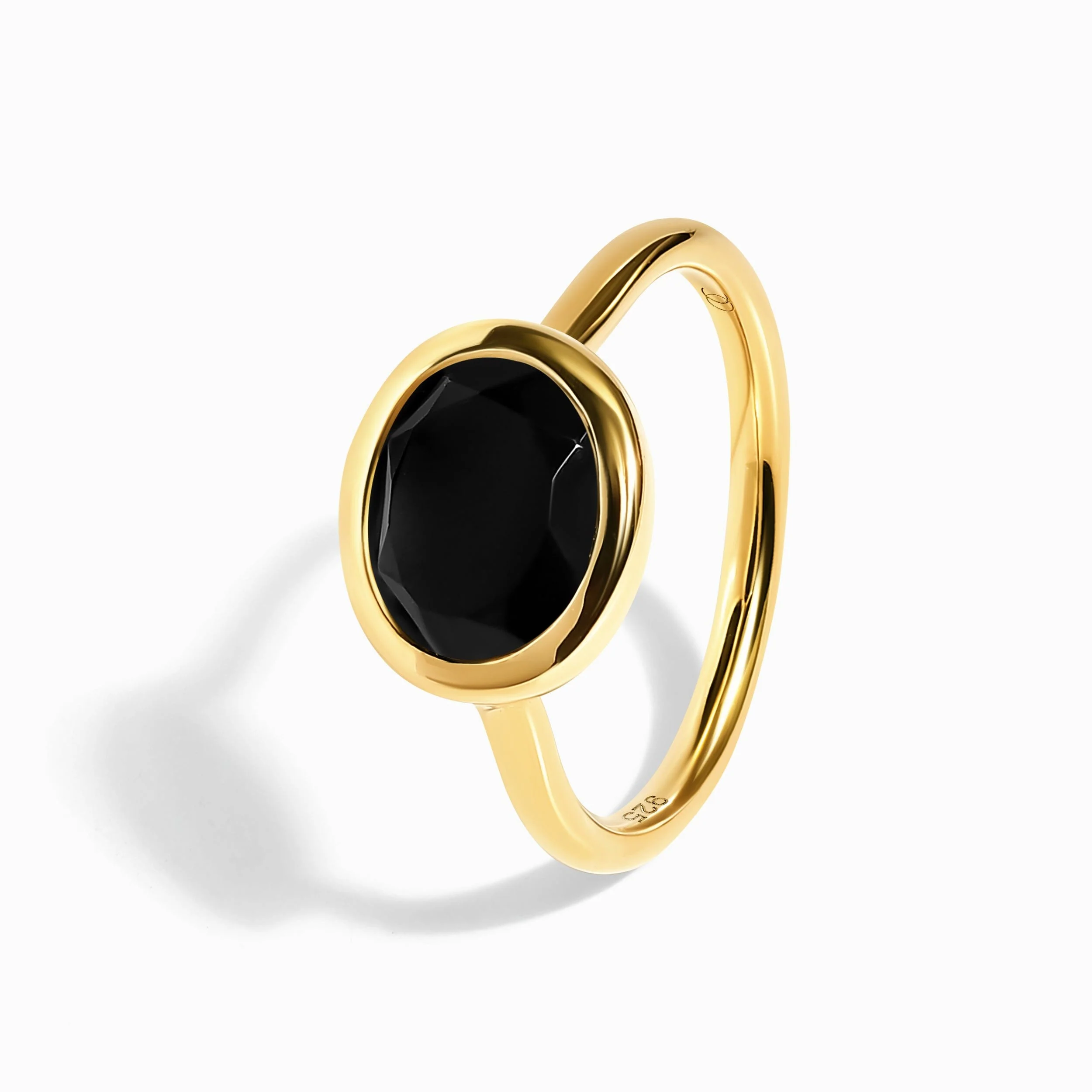Black Obsidian Skin Touch Ring - Feel the Strength - Image 19