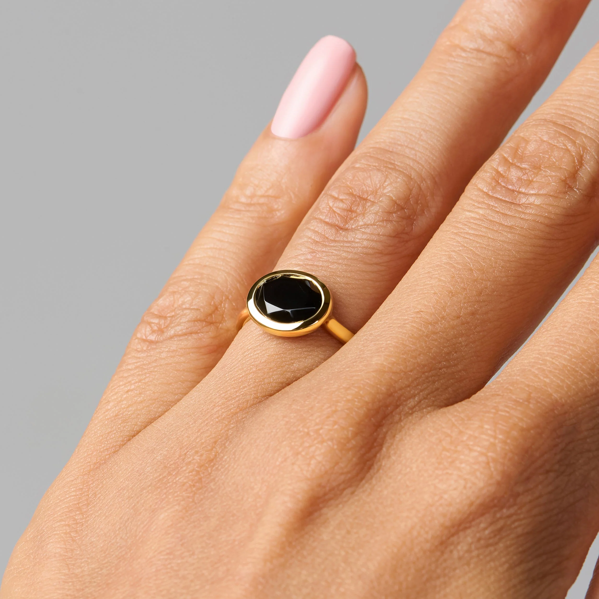 Black Obsidian Skin Touch Ring - Feel the Strength - Image 20