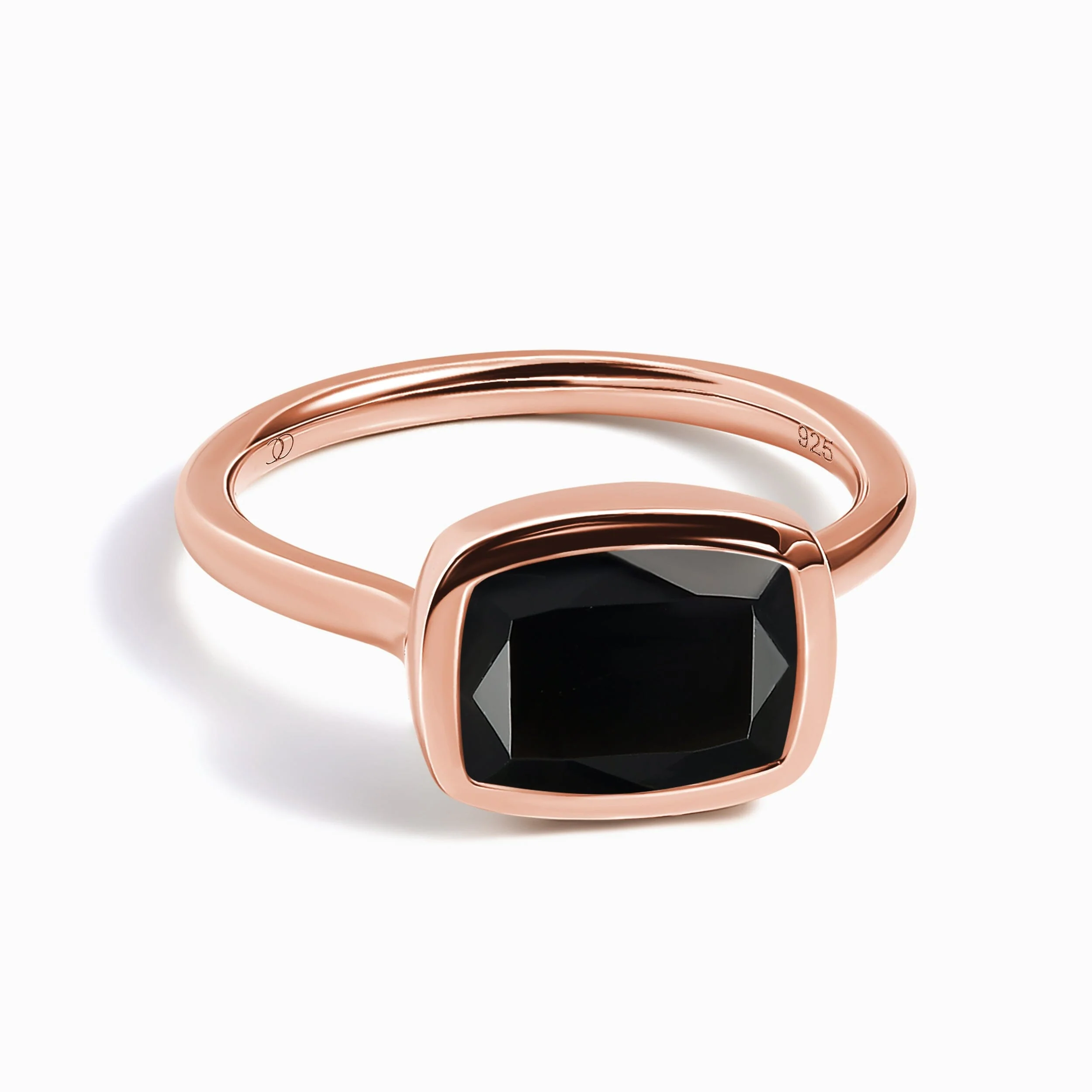 Black Obsidian Skin Touch Ring - Touched by Strength - Image 3