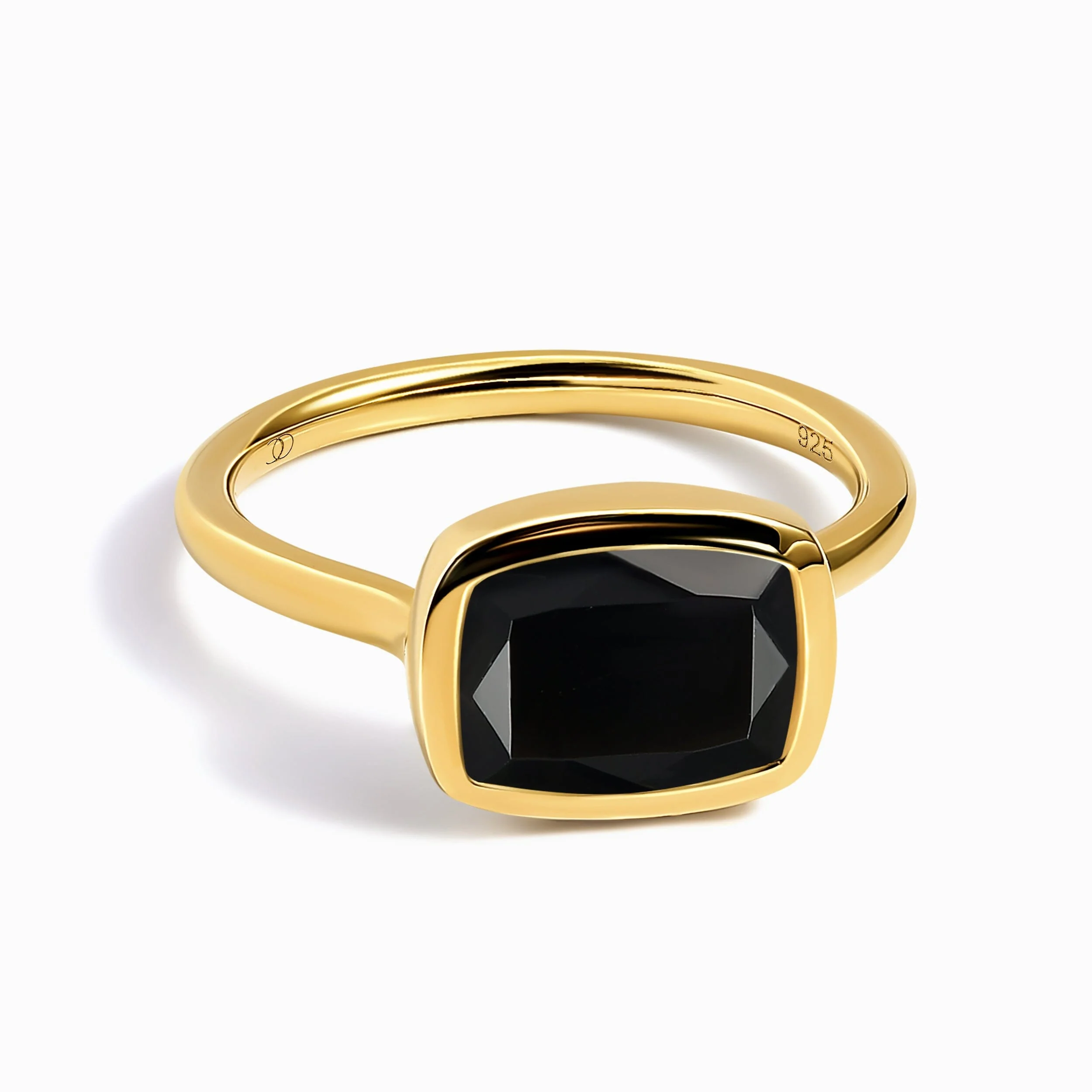 Black Obsidian Skin Touch Ring - Touched by Strength - Image 5