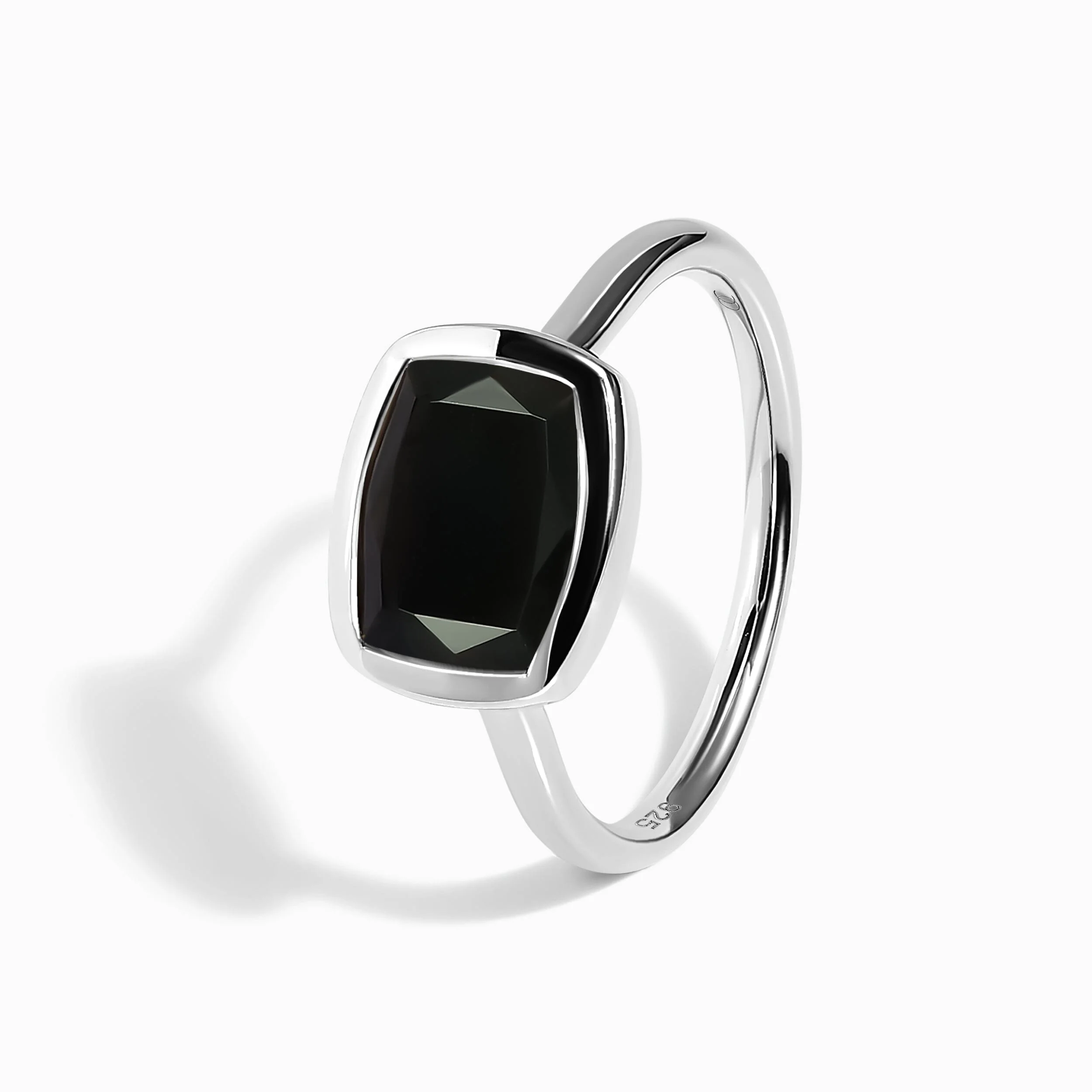 Black Obsidian Skin Touch Ring - Touched by Strength - Image 9