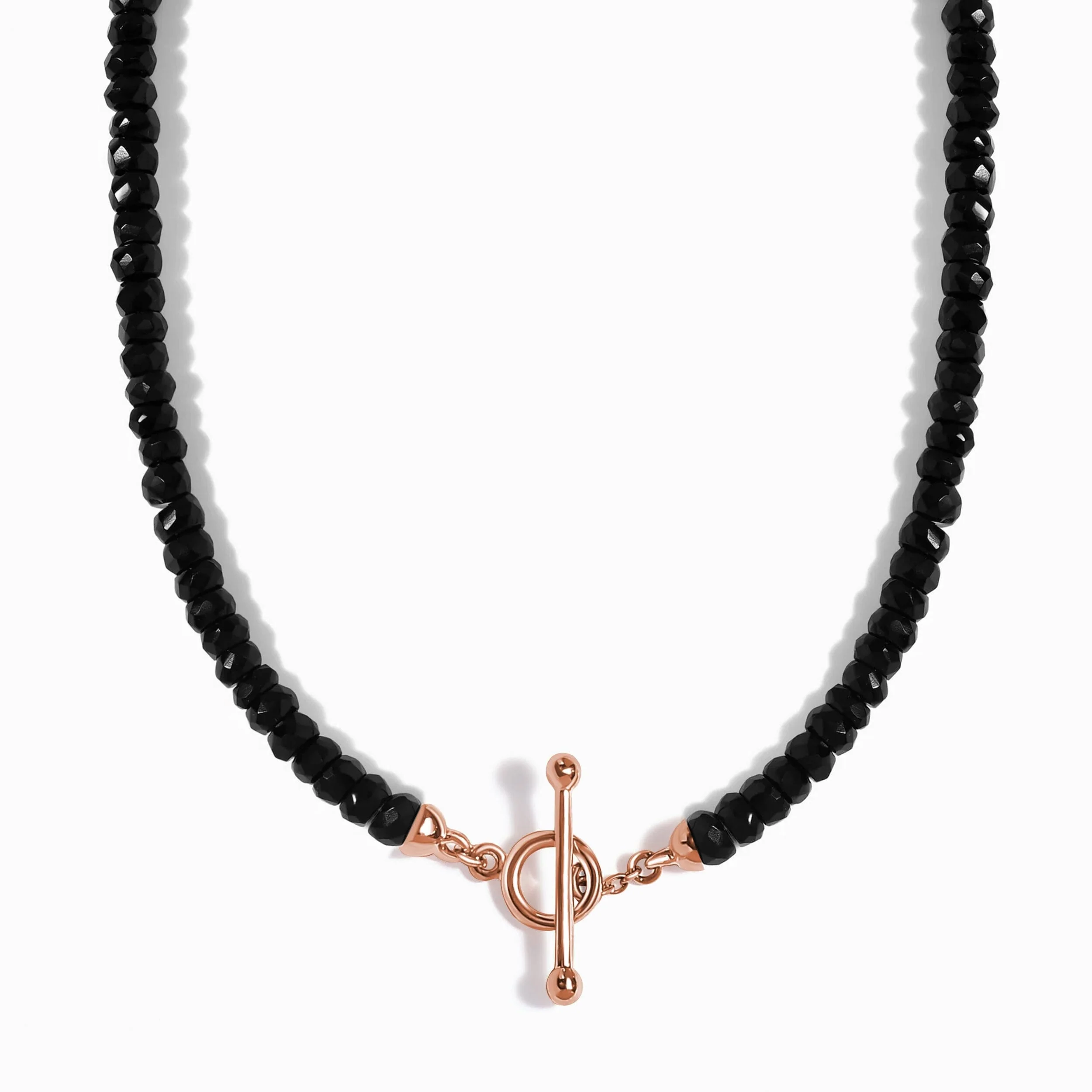 Black Obsidian T-Lock Beads Necklace - Raise Your Vibrations - Image 3