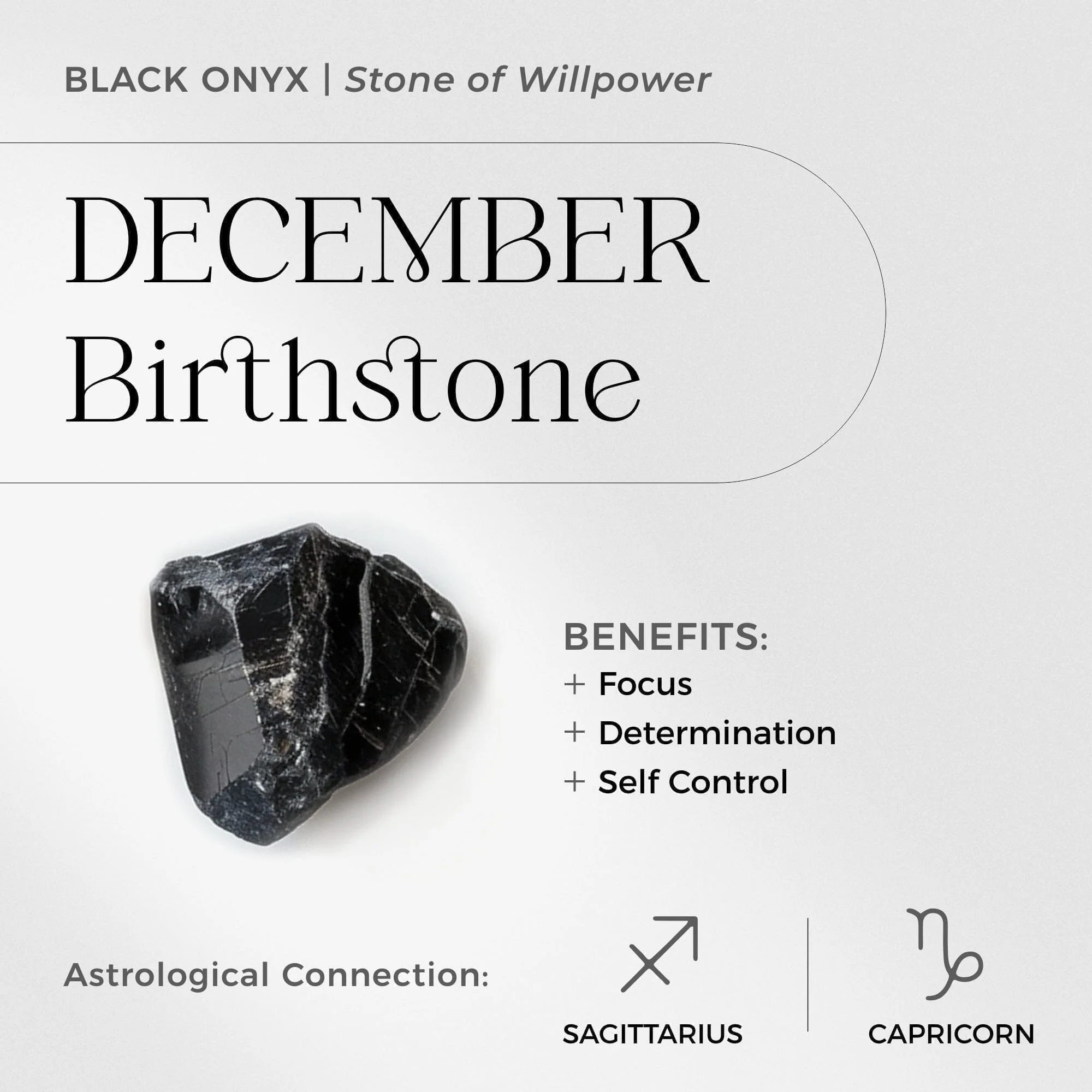 Black Onyx Necklace - Solitaire - Image 7