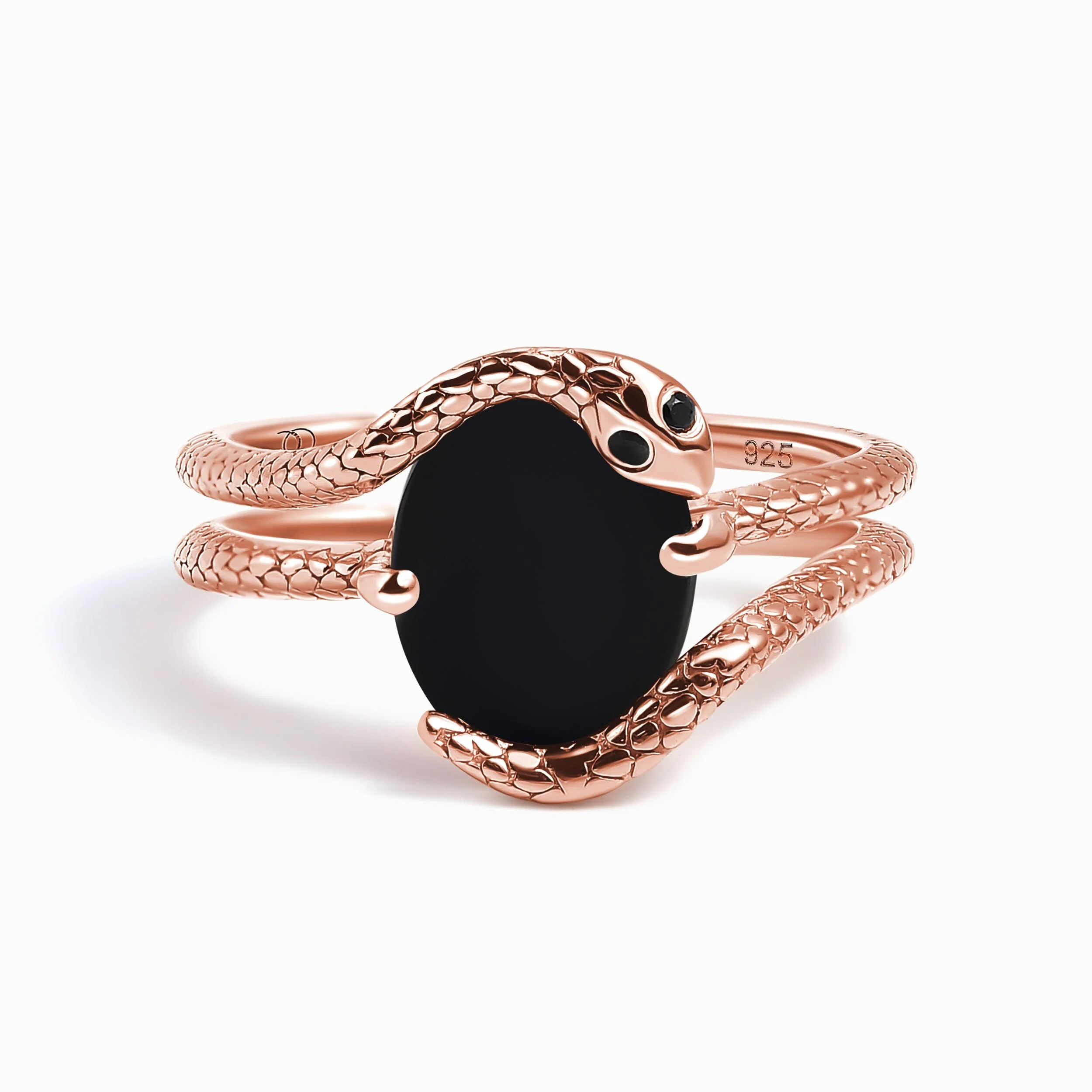 Black Onyx Ring - Serpent of Release - Image 3