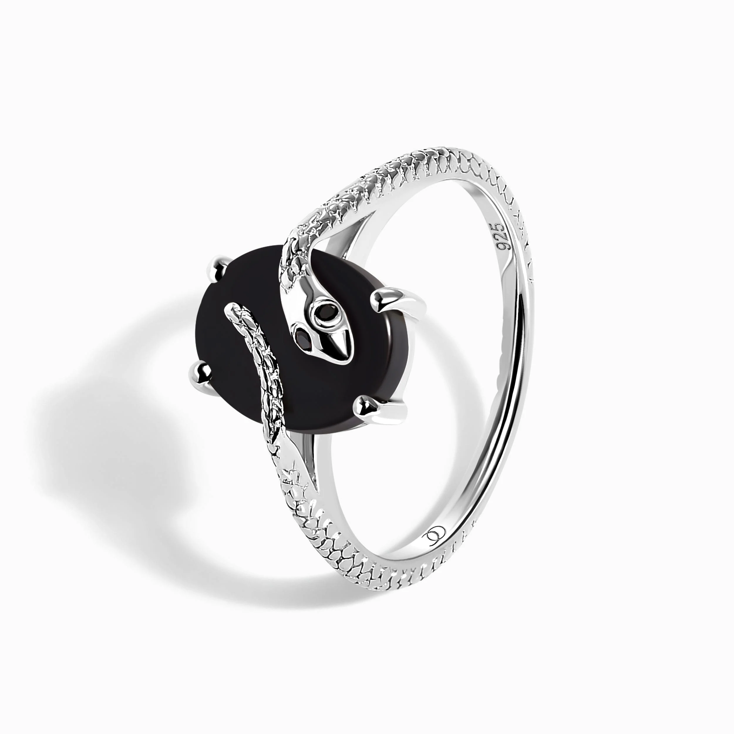 Black Onyx Ring - Serpent of Willpower - Image 8