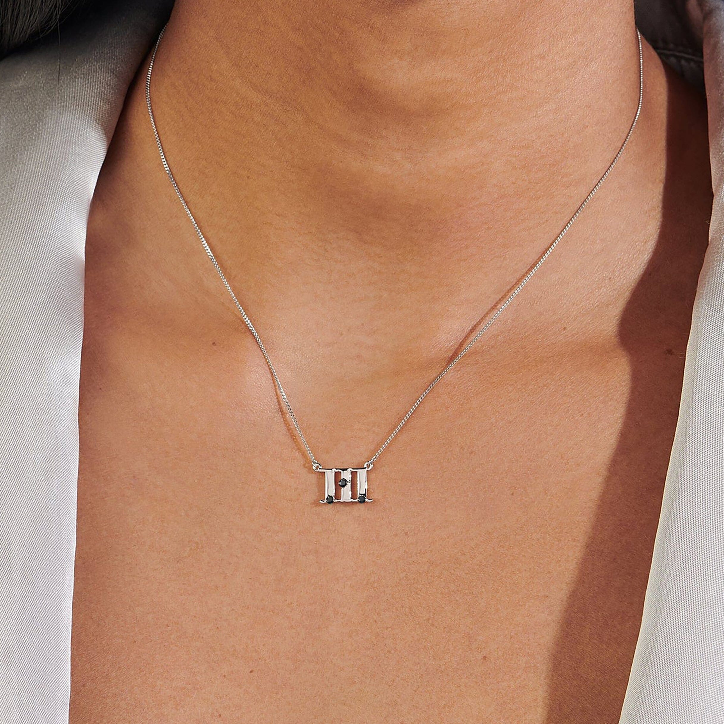 Black Spinel Necklace - I Trust - Image 2