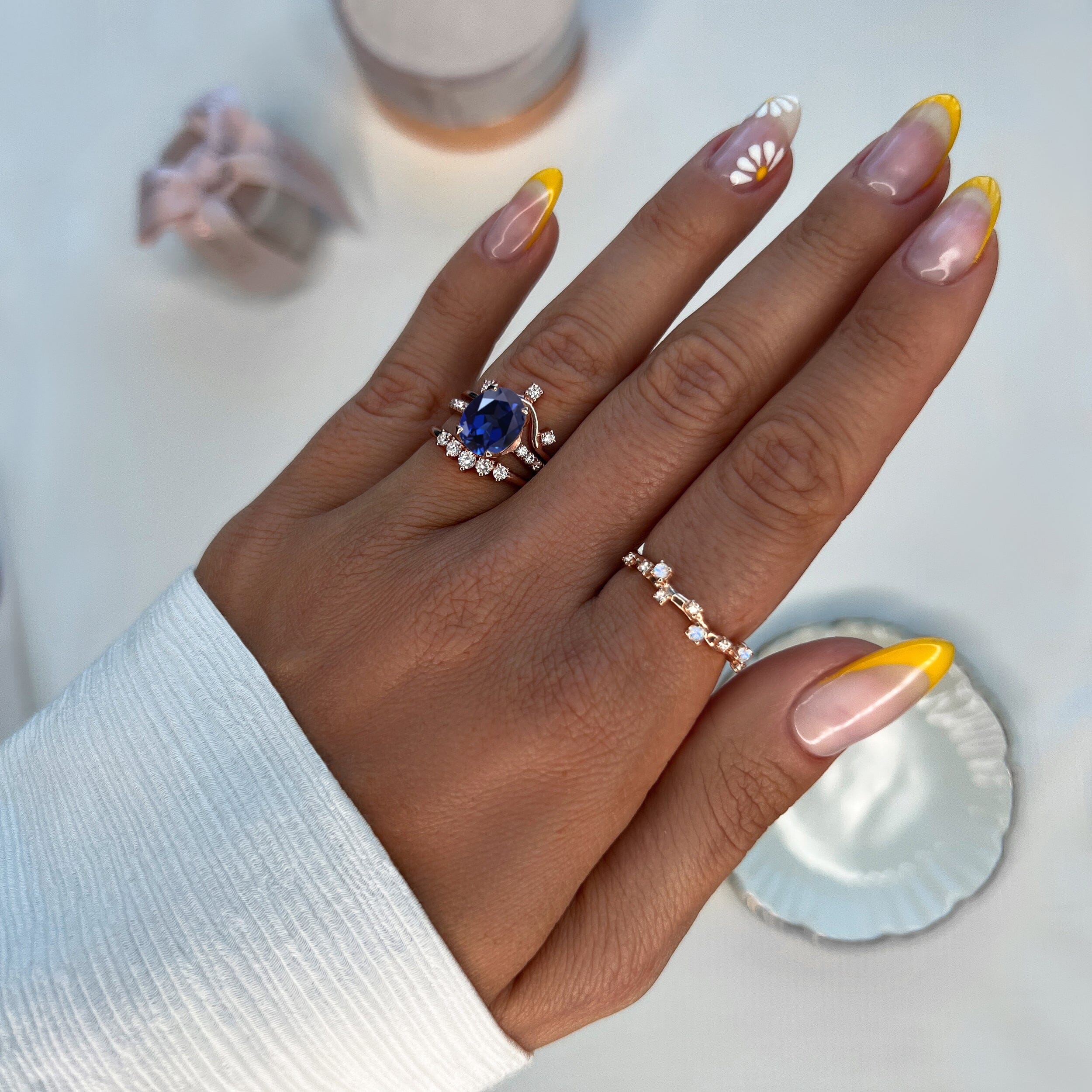 Blue Sapphire Ring - Harlow - Image 12