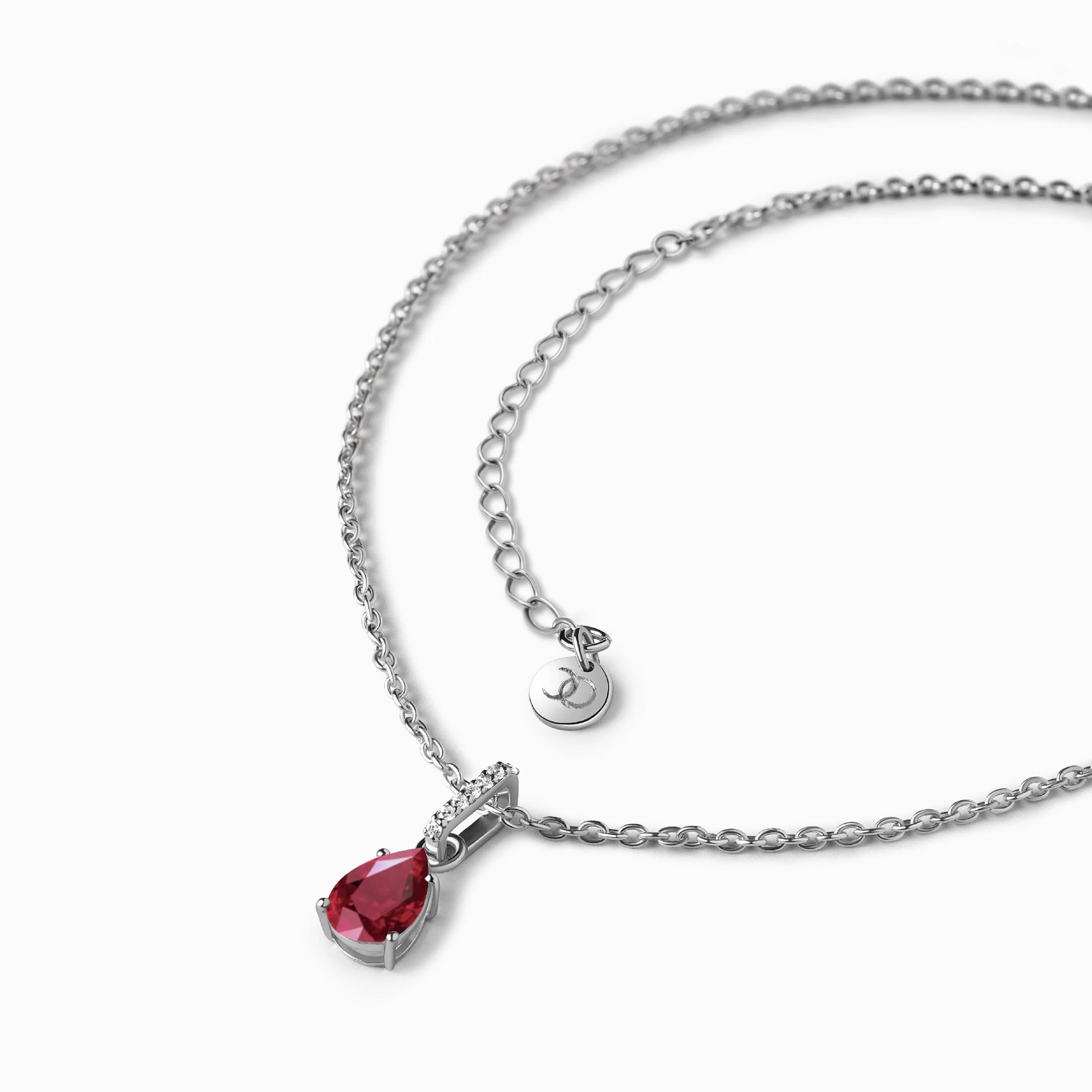 Cancer Zodiac & July Birthstone Necklaces - Image 11