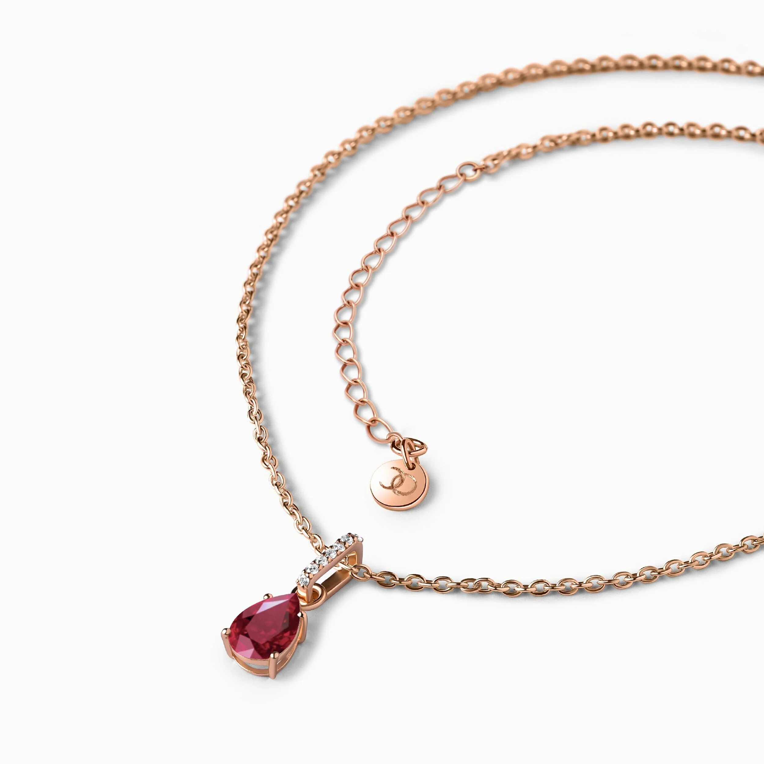 Cancer Zodiac & July Birthstone Necklaces - Image 18