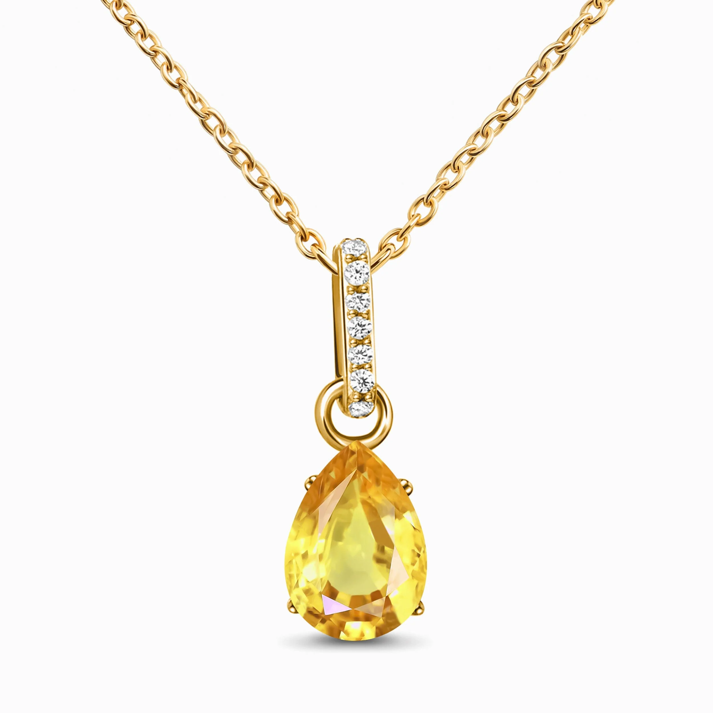 Citrine Necklace Sway - November Birthstone - Image 5