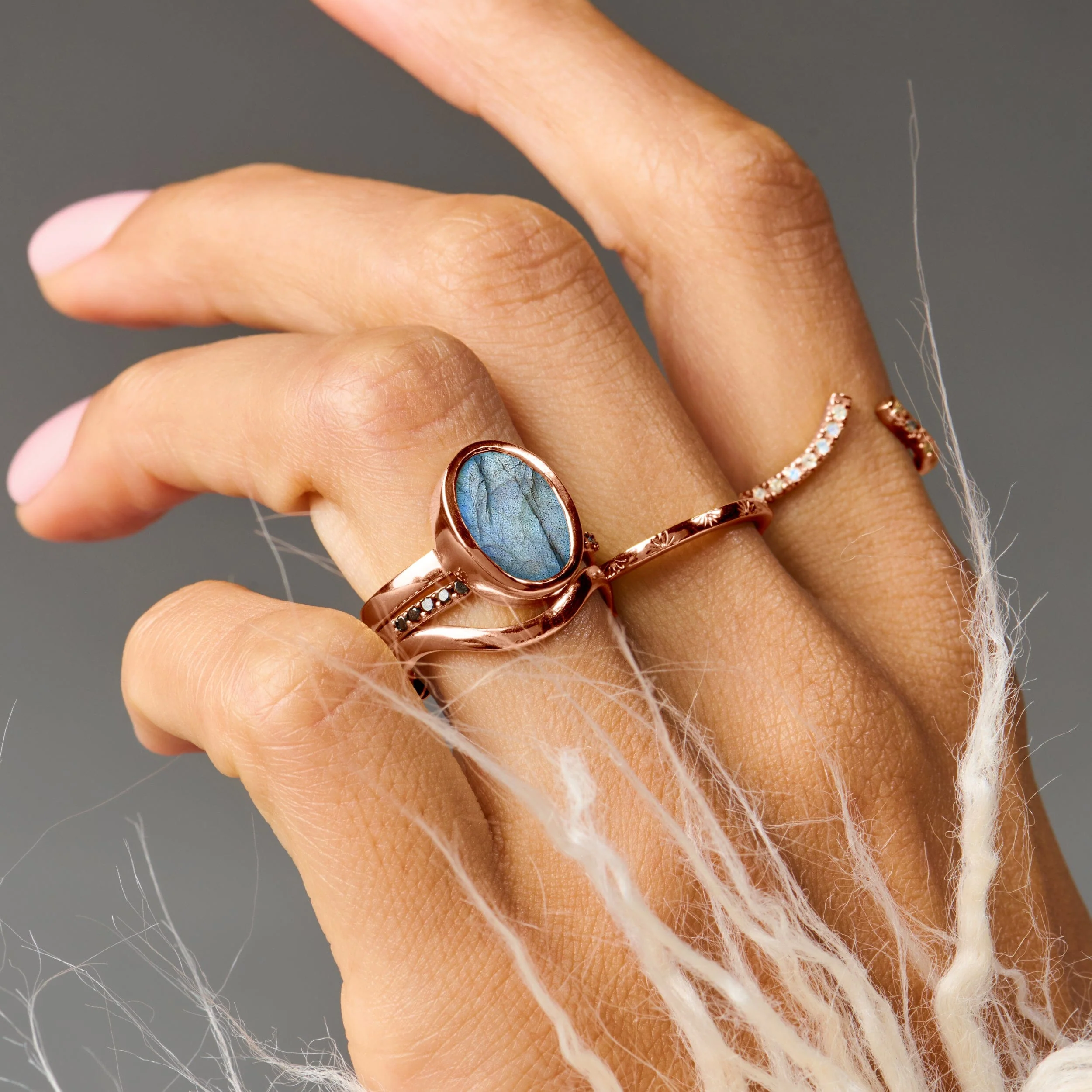 Crystal Ring - Enfolded Labradorite - Image 13
