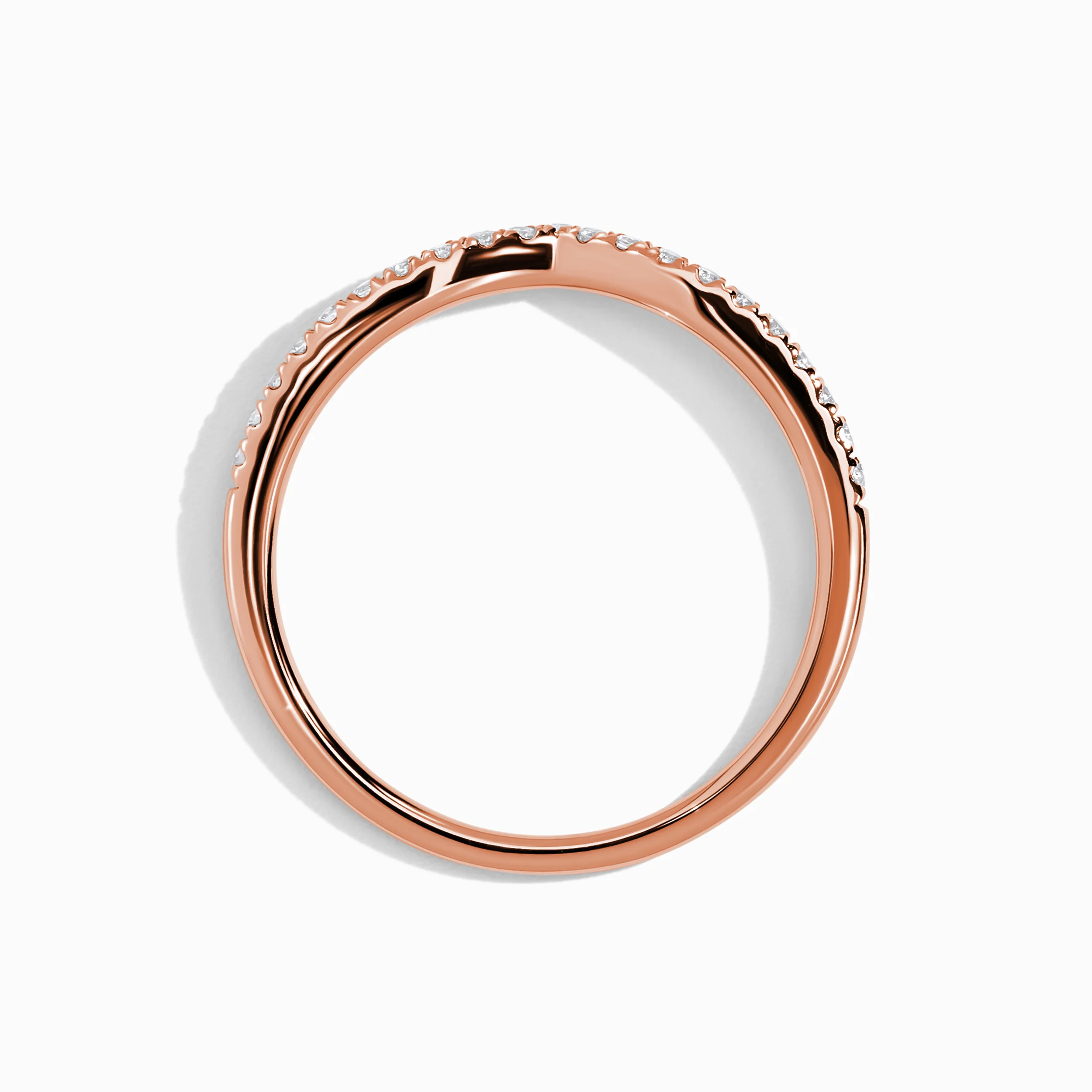 Diamond Ring Band - Peak Of Love Pavé - Image 9